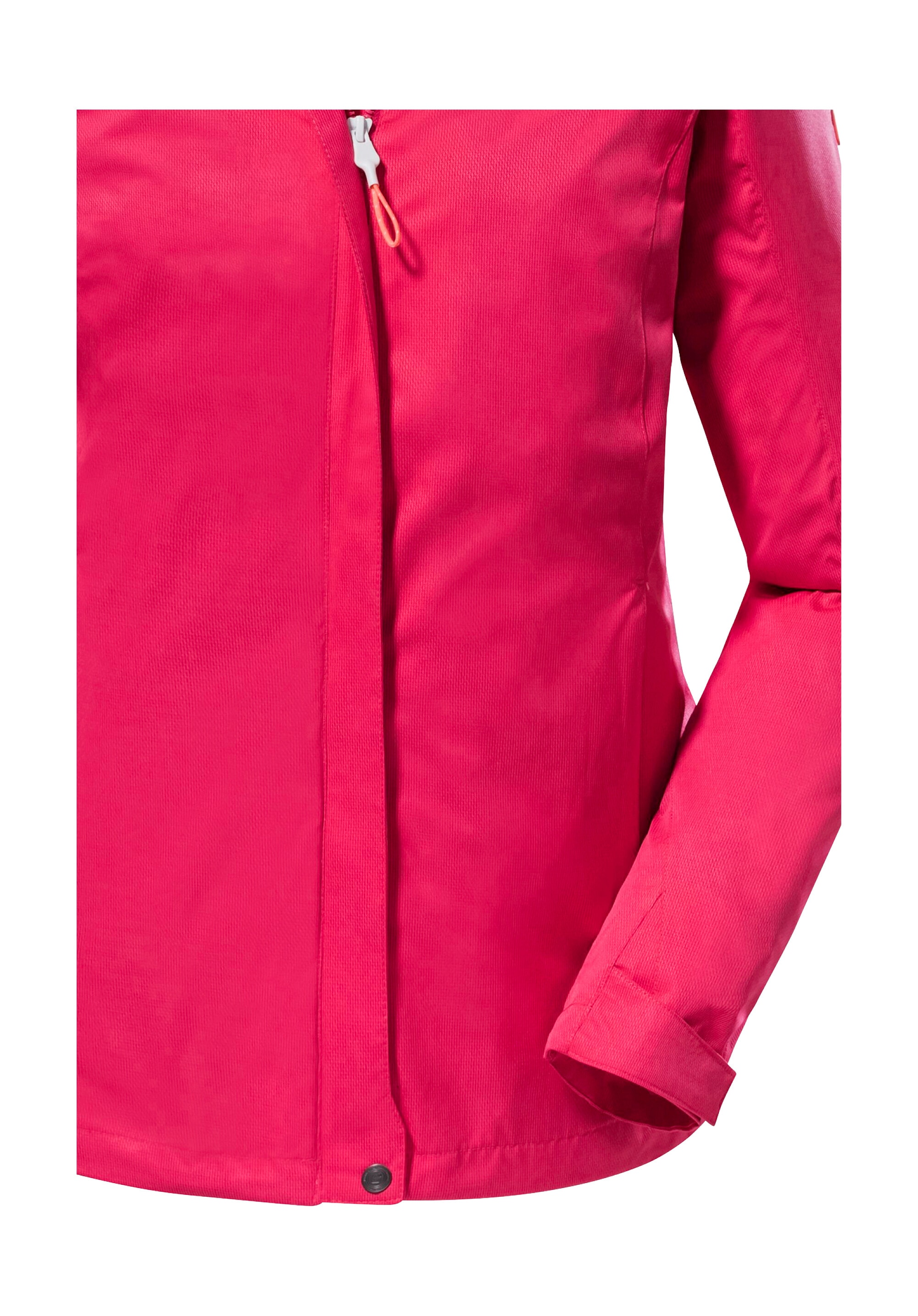 Killtec Outdoorjacke »KOS 133 KG WMN JCKT«, wasserdichte Funktionsjacke in Kurzgröße: verkürzte Ärmel u Rumpf