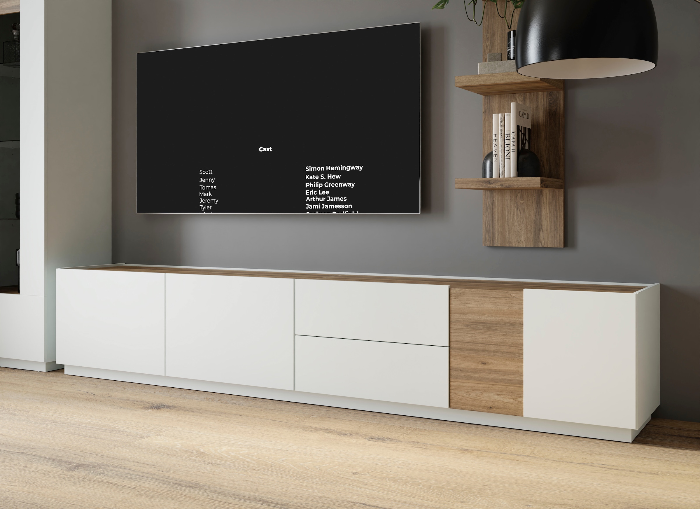FORTE Lowboard »LewisvilleTV-Board, TV-Schrank«