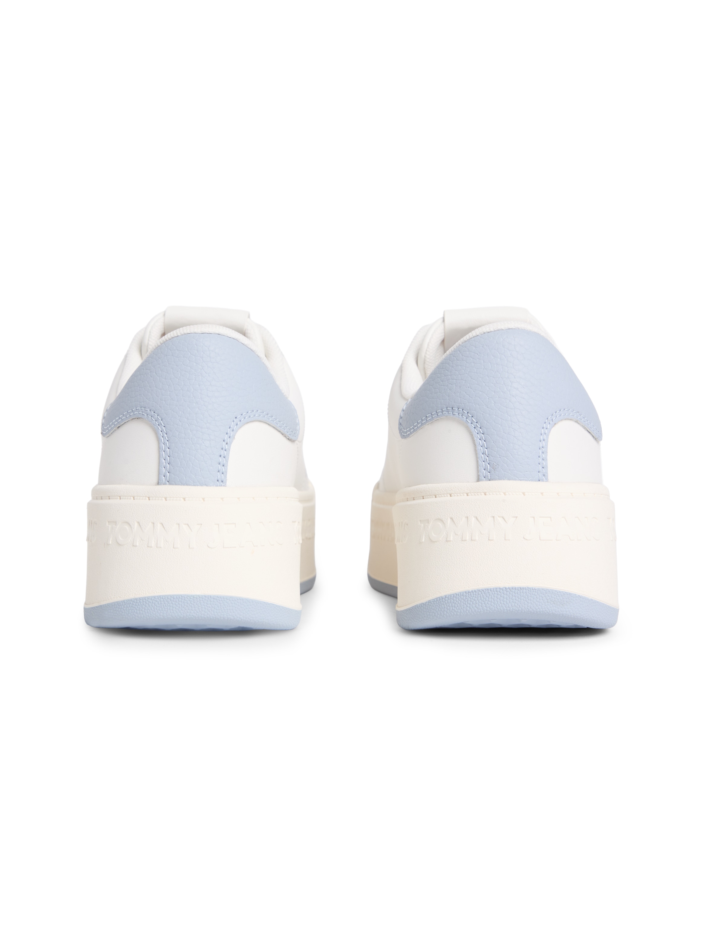 Tommy Jeans Plateausneaker »PLATFORM LOGO SNEAKER«  Schnürschuh, Halbschuh, Freizeitschuh mit seitlicher Logoflag