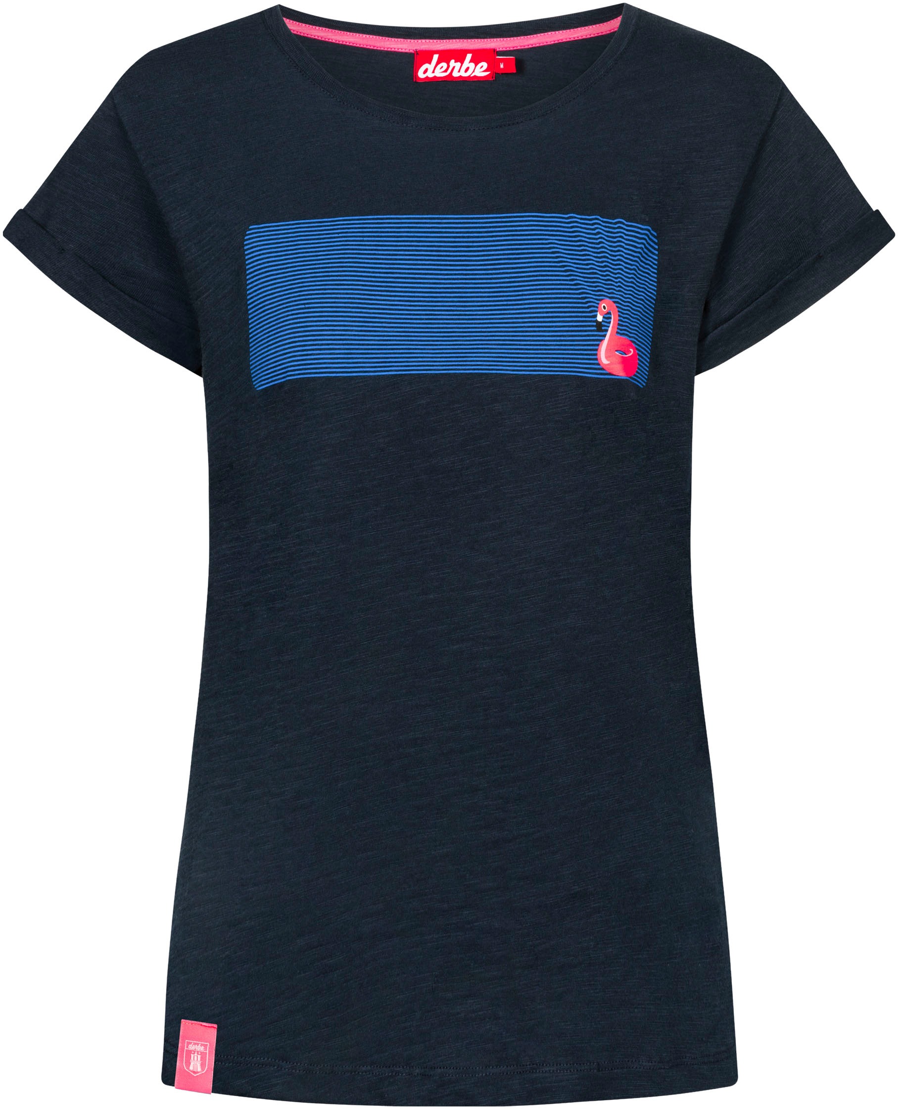 Derbe T-Shirt »Flamingo«, mit Flamingo Print Design