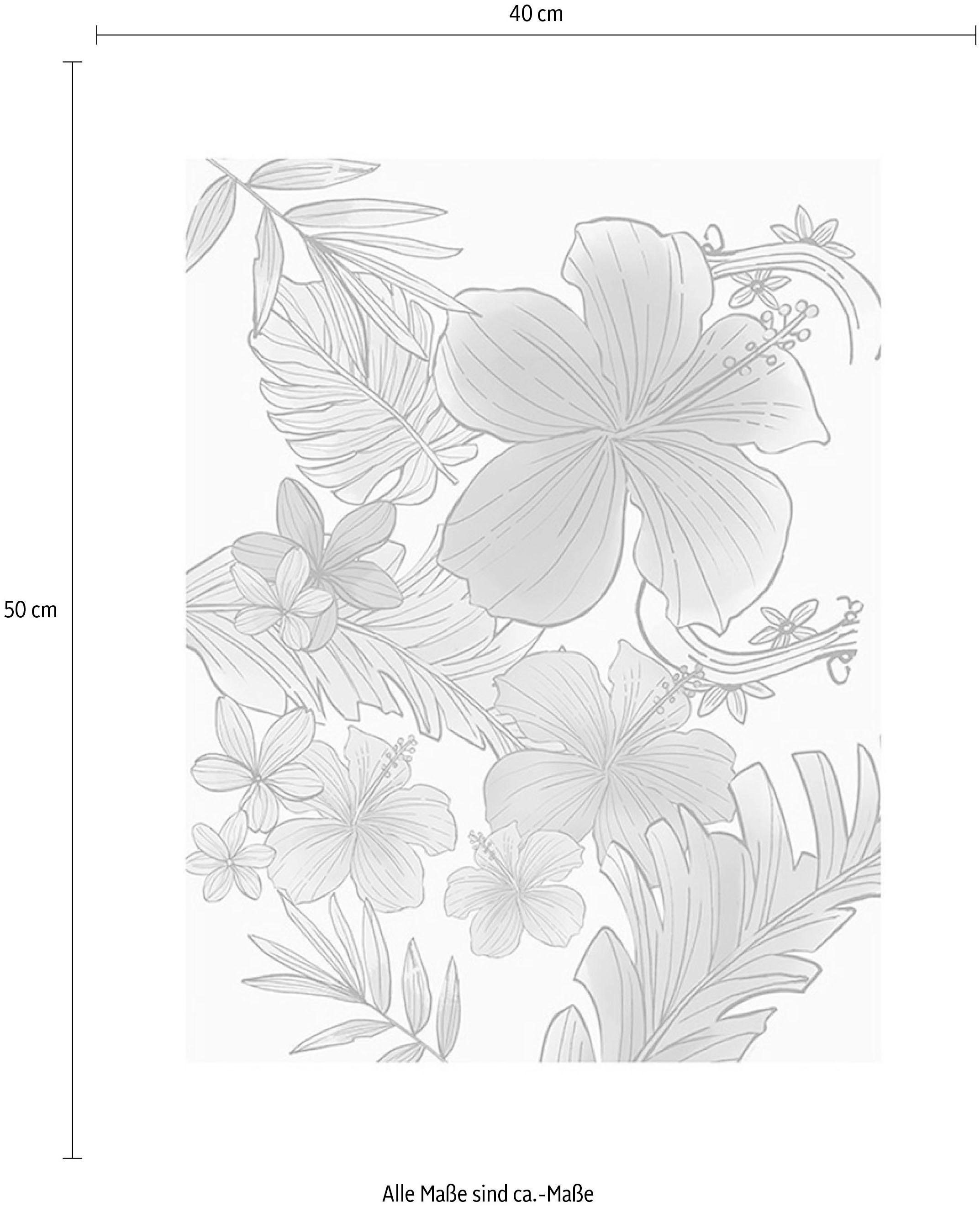 Komar Bild »Ariel Flowers«, Disney, (1 St.), Wandbild zur Dekoration im Kinderzimmer - ohne Rahmen