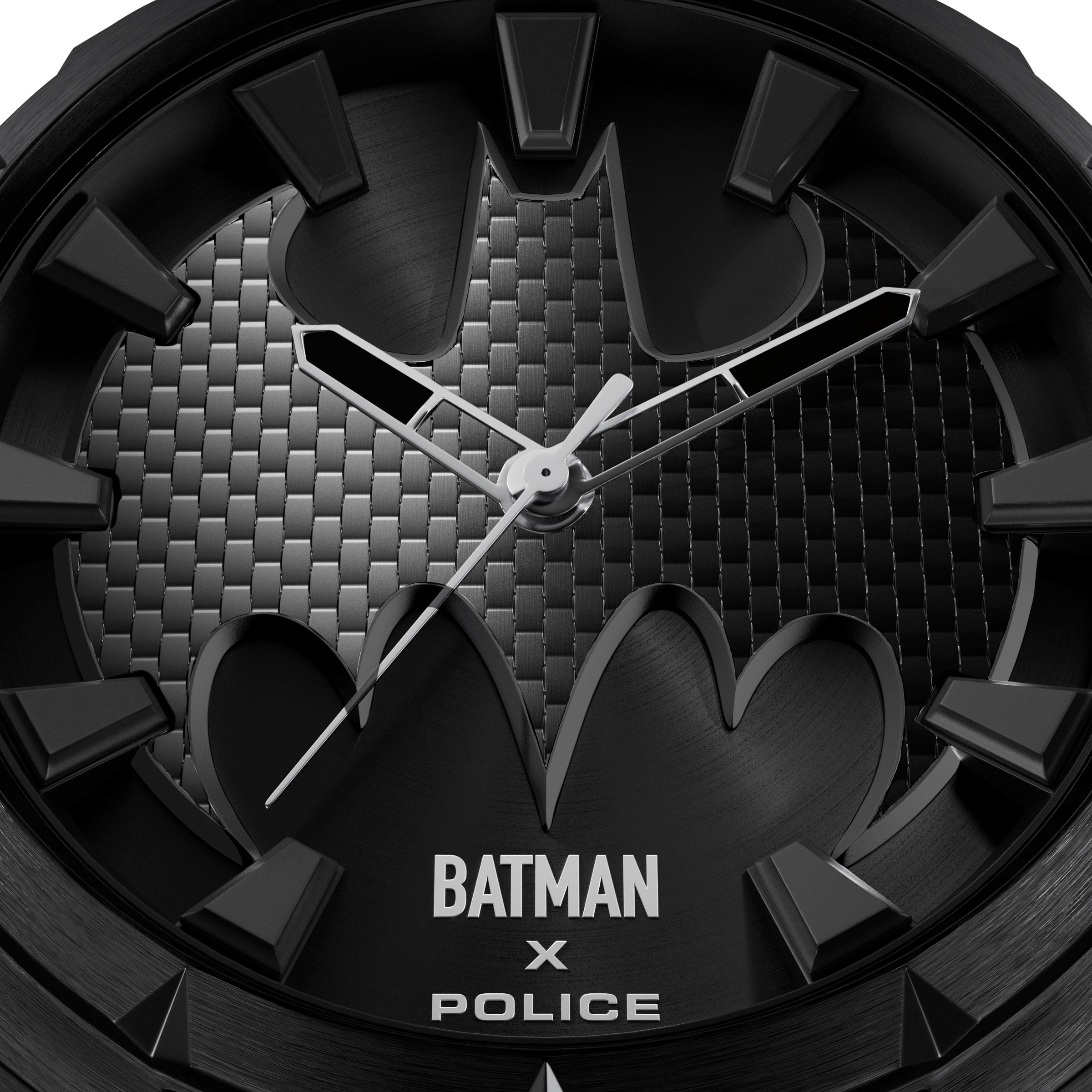 Police Quarzuhr »BATMAN THE BAT« Armbanduhr, Herrenuhr, Lederarmband, analog