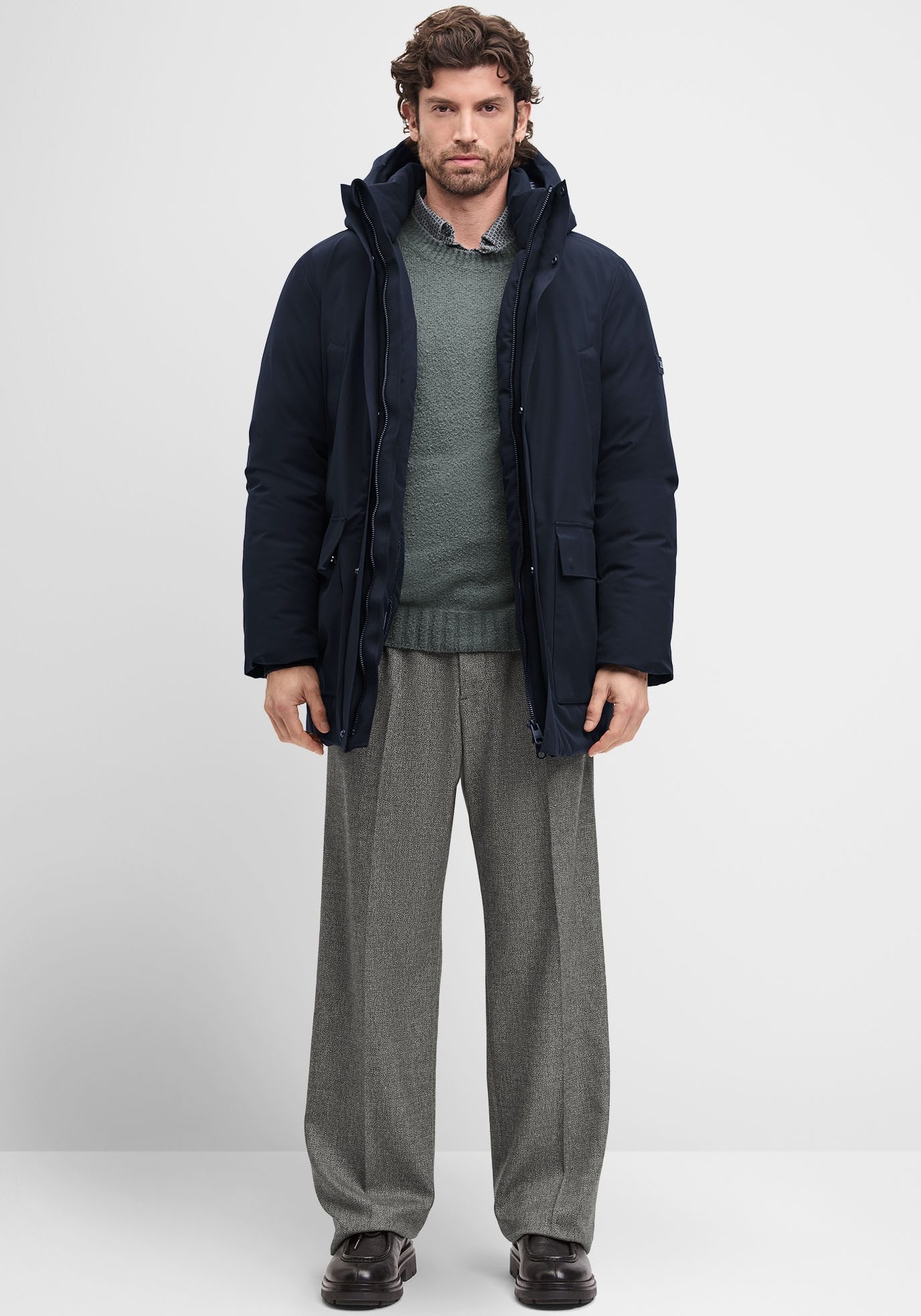 Cinque Wintermantel »CIRESISTOR« Kapuze, regular fit, wattiert