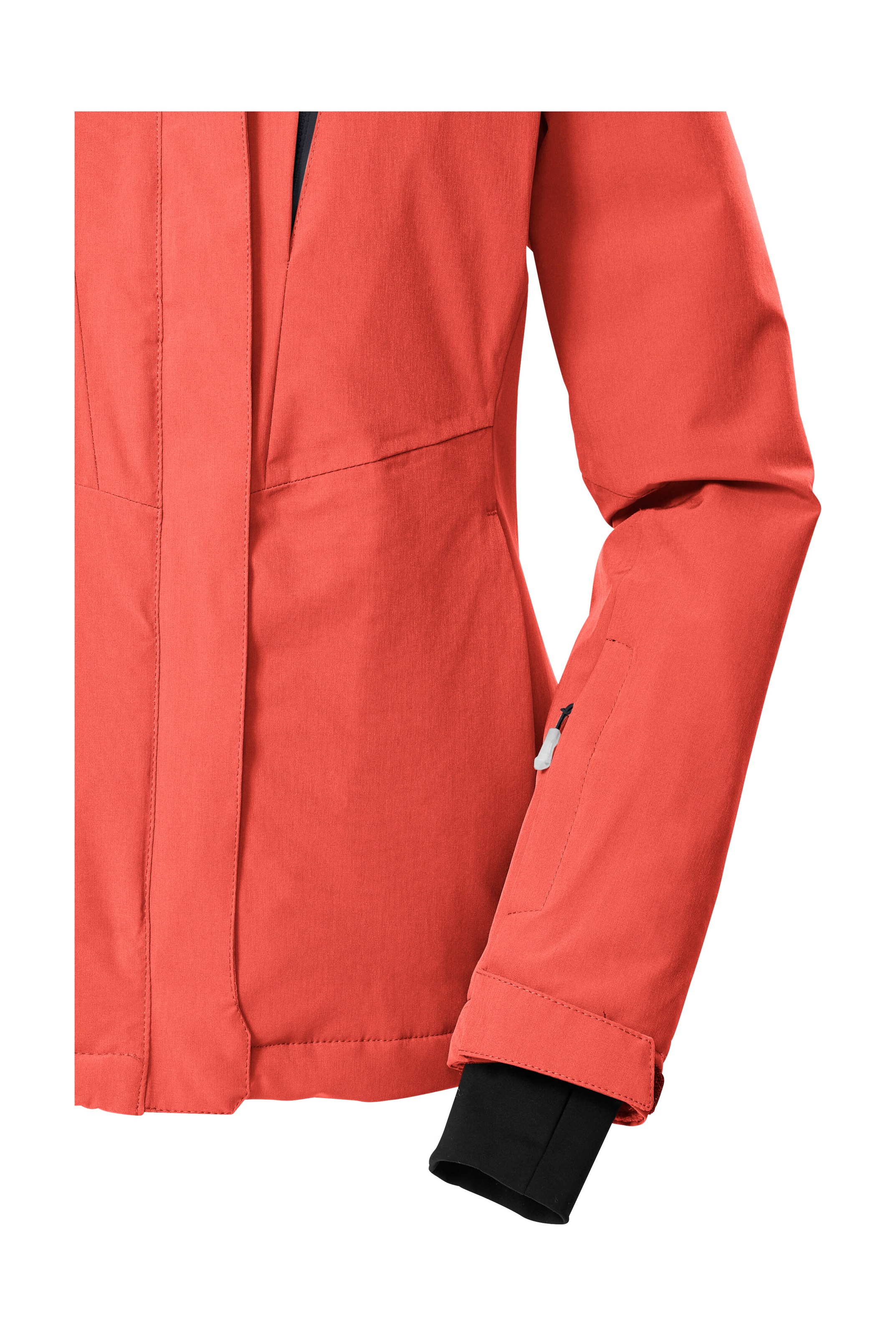 Killtec Skijacke »KSW 25 WMN SKI JCKT«, Atmungsaktive, wasserdichte Skijacke mit abnehmbarer Kapuze
