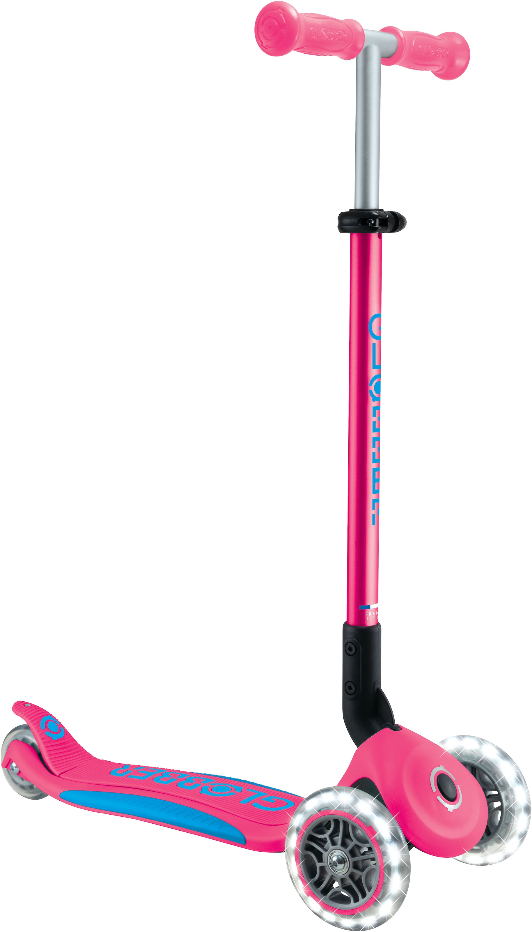 Globber Tretroller »GLOBBER ELITE LIGHTS, mit Leuchtrollen«
