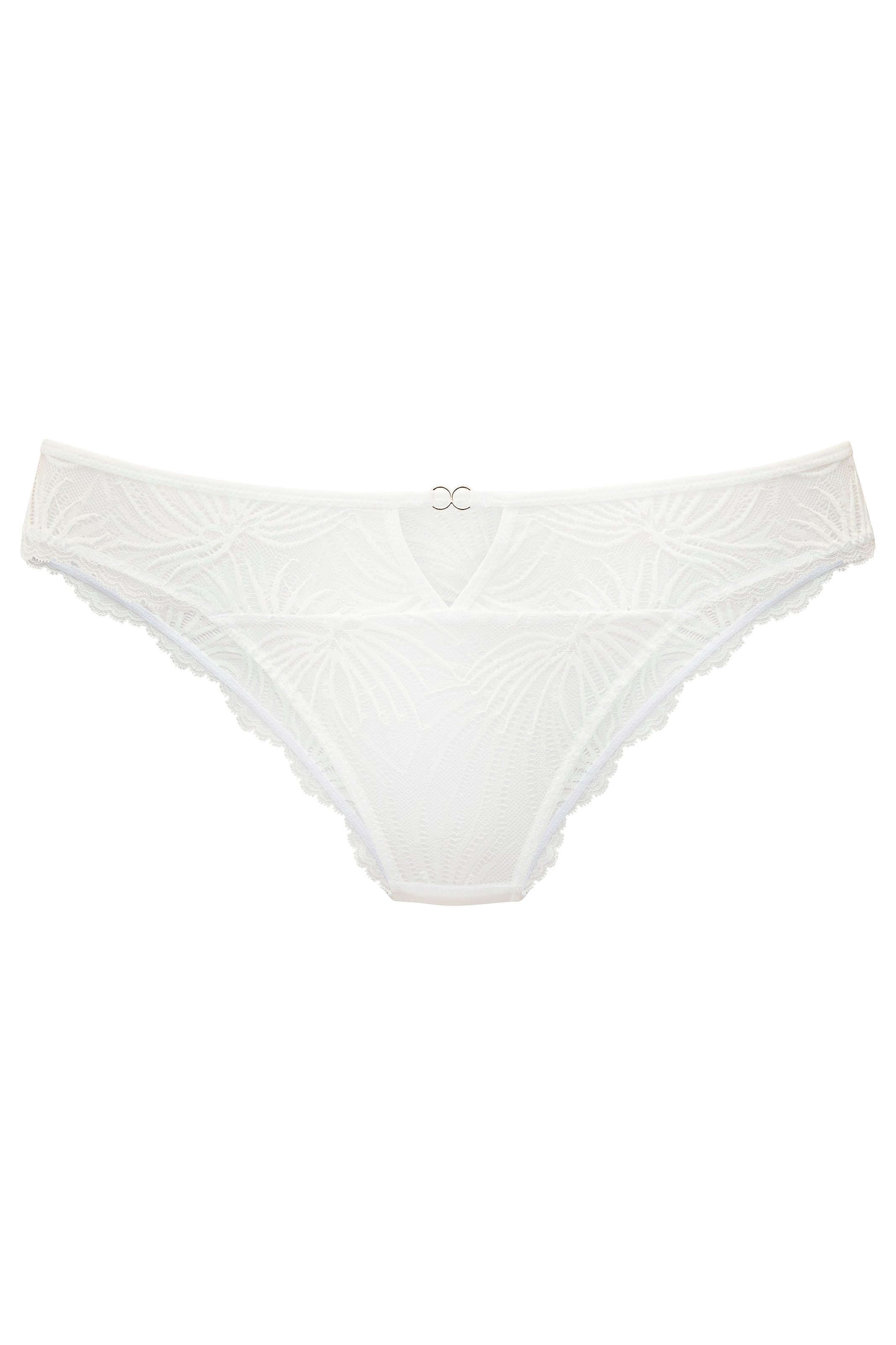 LASCANA Tanga rundum aus Spitze mit sexy Cut-Out