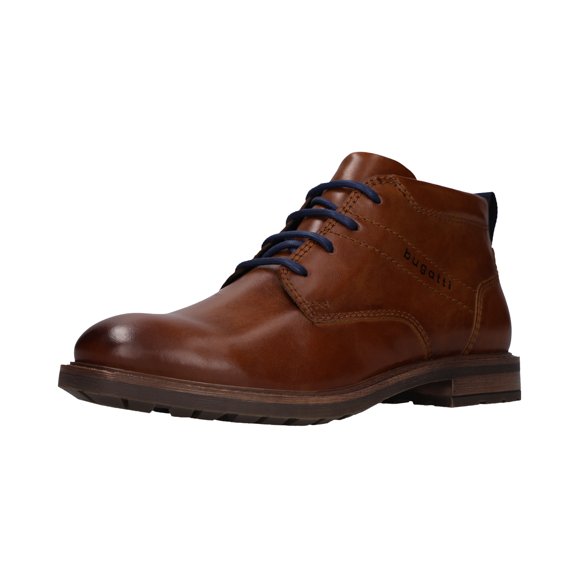 bugatti Schnürstiefelette  Schnürboots, Klassik-Stiefelette mit Profilsohle