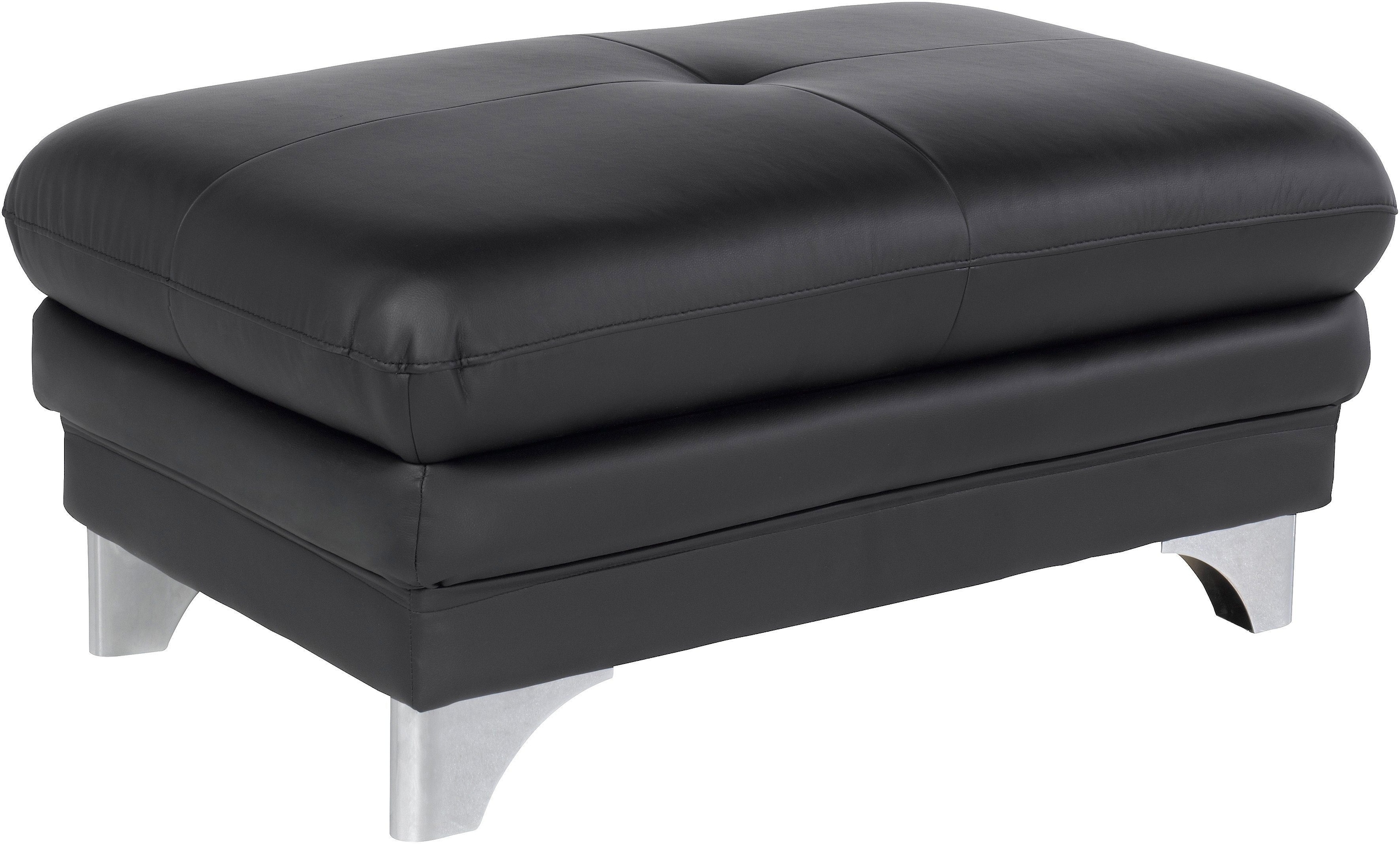 COTTA Polstergarnitur »Enterprise«, (Set), Set bestehend aus: 3-Sitzer mit Arm- & Kopfteilverstellung & Hocker