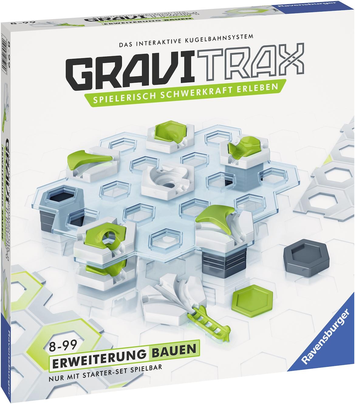 Ravensburger Kugelbahn-Bausatz »GraviTrax Erweiterung Bauen«, Made in Europe, FSC® - schützt Wald - weltweit