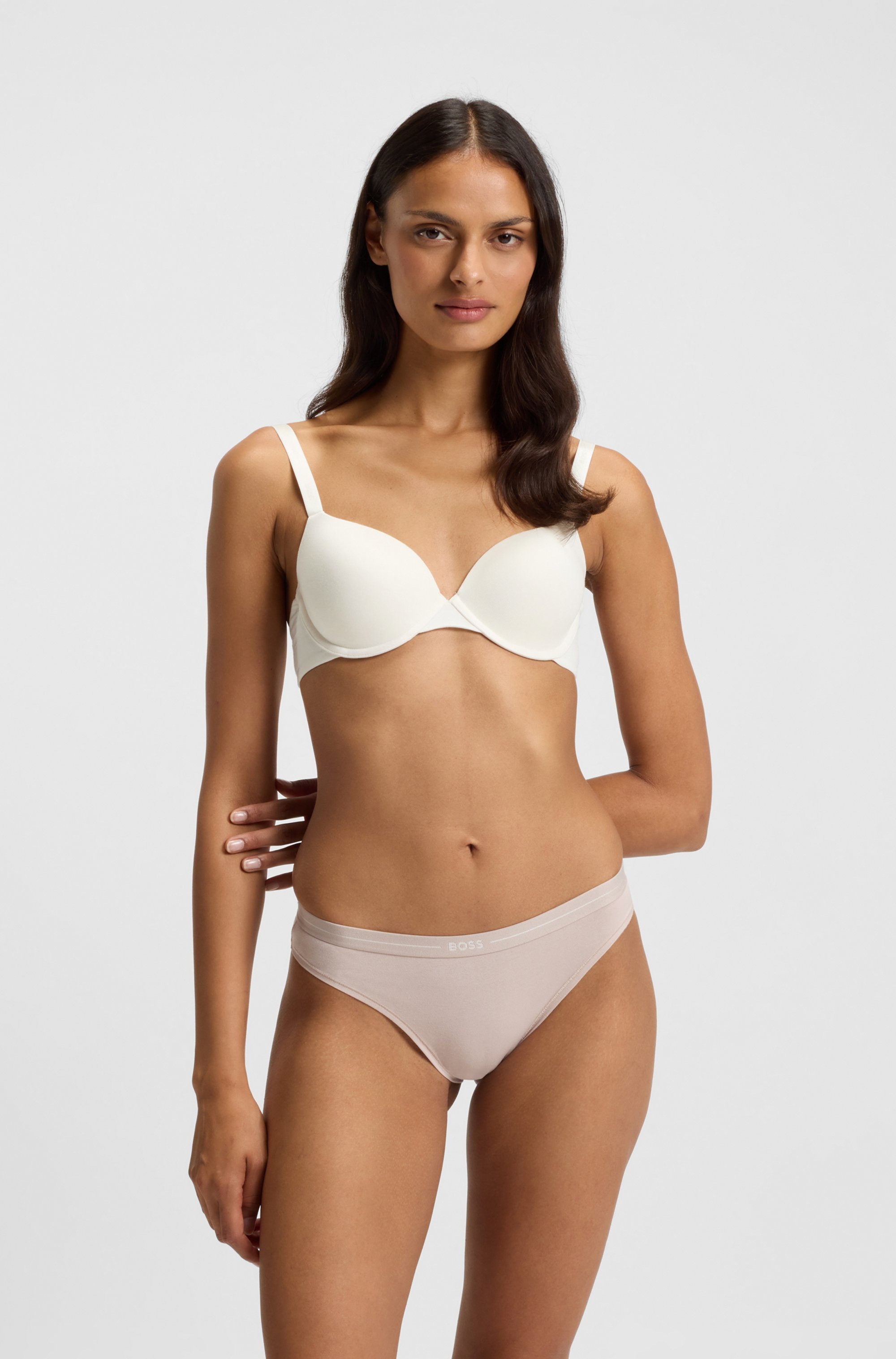 BOSS Slip »3P BRIEF« Packung, 3er, 3 Stk. mit elastischen Logobund