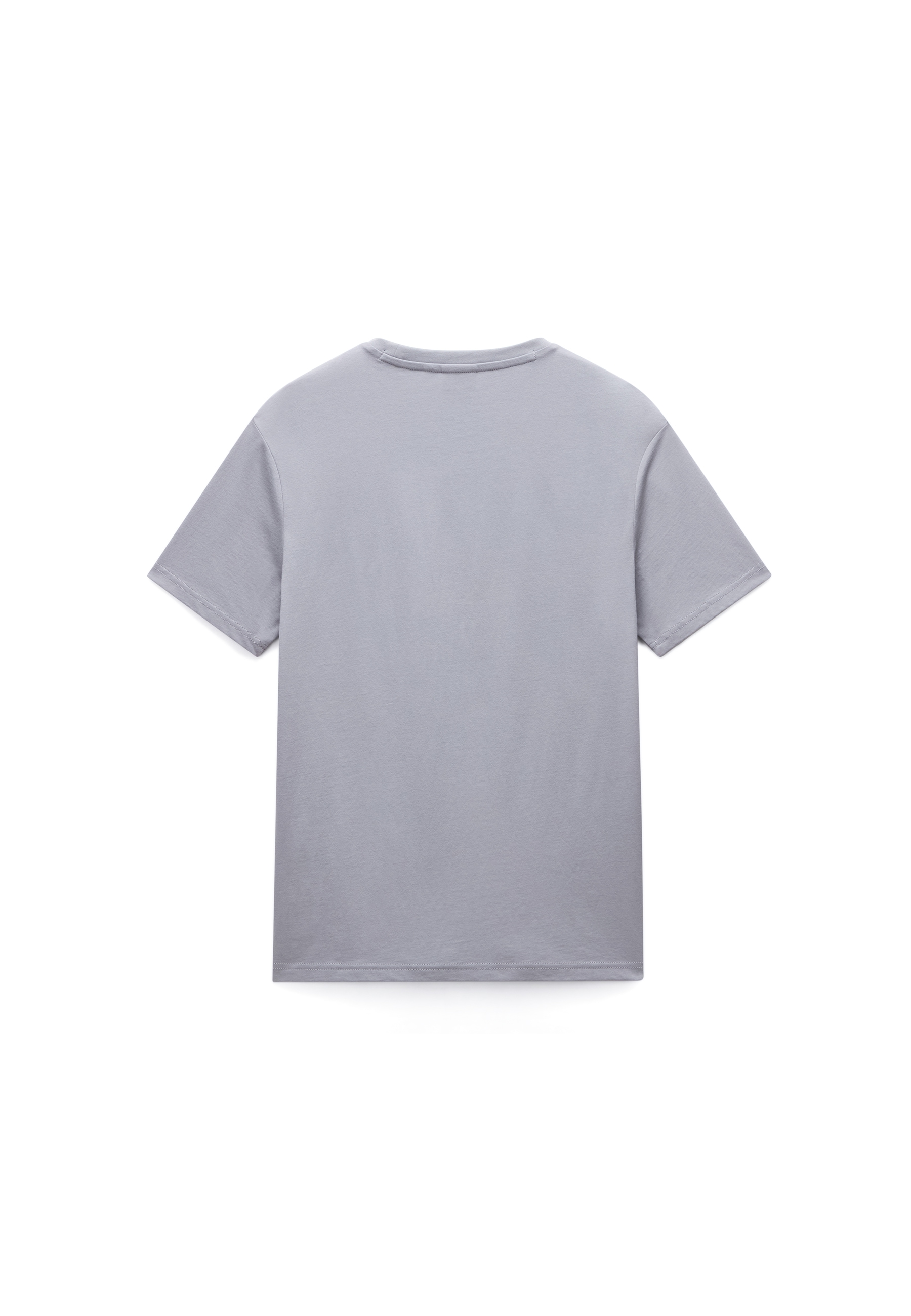 Napapijri T-Shirt »SALIS SS SUM SHARK SKIN HCB« Kurzarm, mit Rundhalsausschnitt, unifarben, aus Baumwolle