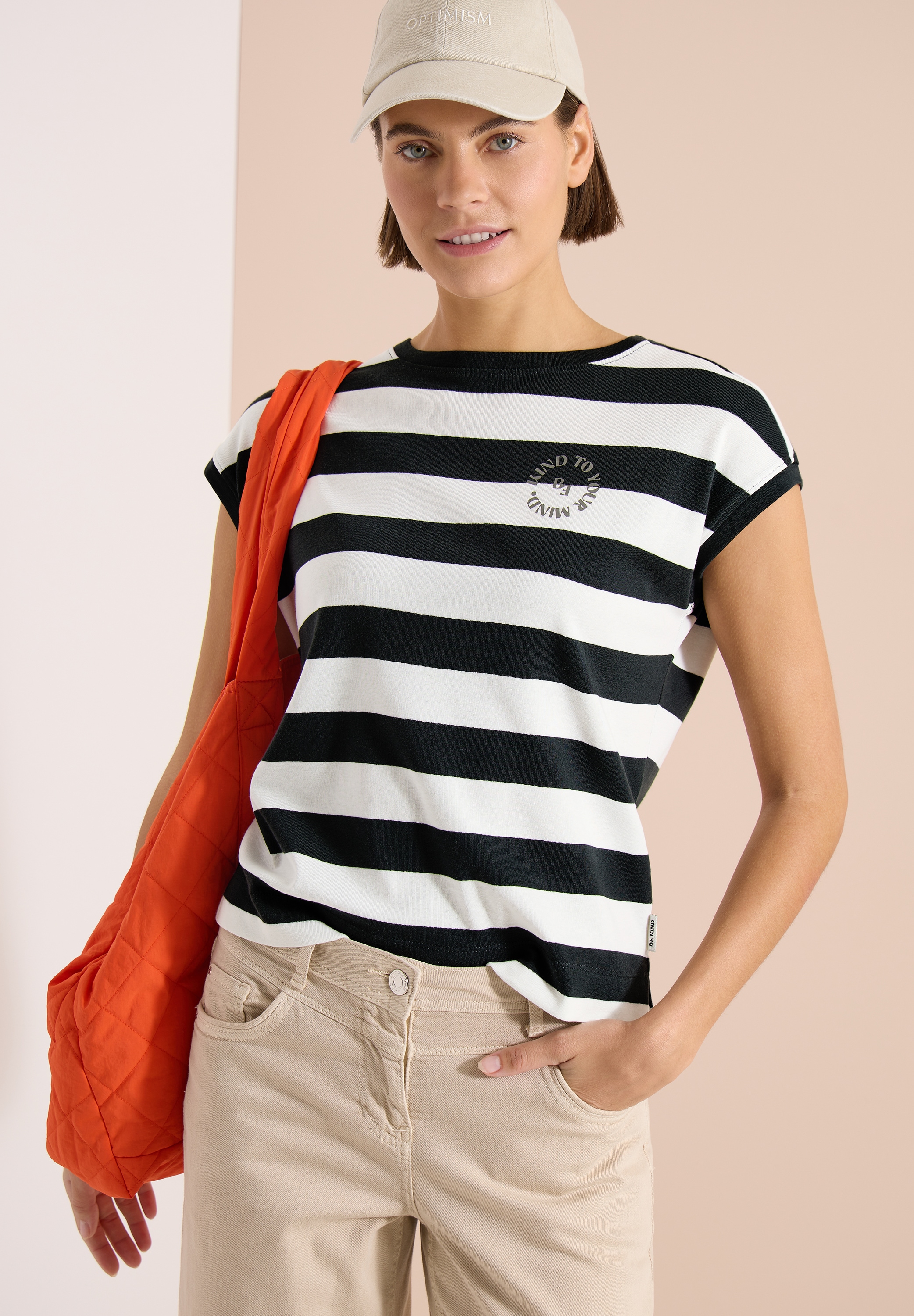 Cecil T-Shirt Mit Printdetail