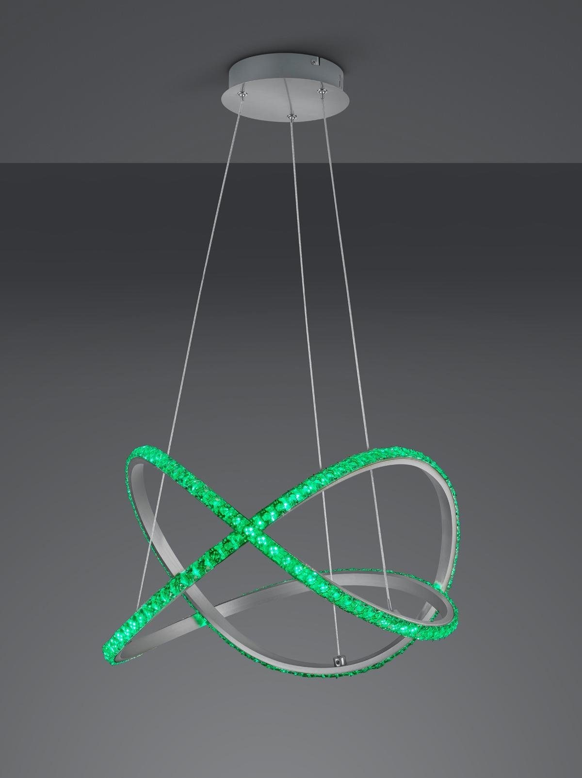 REALITY Leuchten LED Pendelleuchte »KATHARINA« LED-Board 1 Stk. Warmweiß Hängeleuchte, RGBW, dimmbar