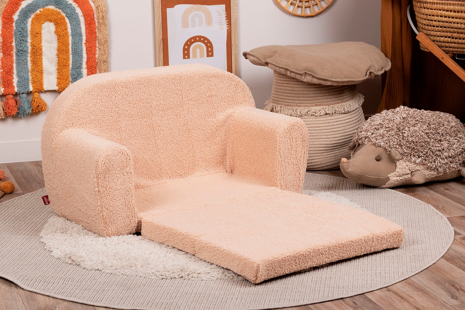 Knorrtoys® Sofa »Soft, plush beige« für Kinder; Made in Europe