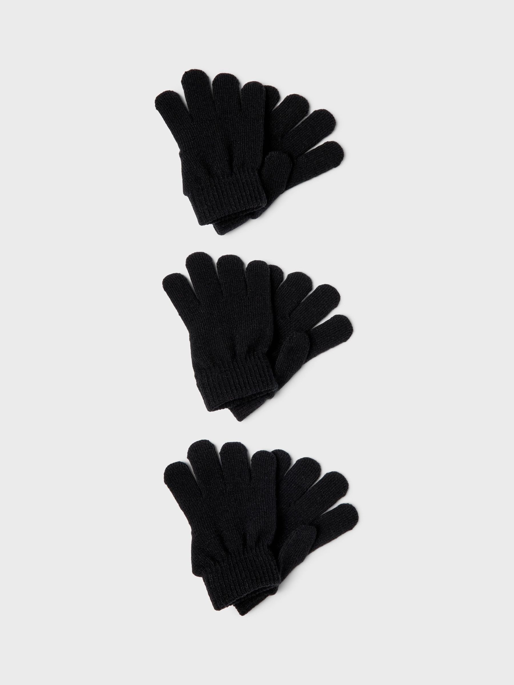 Name It Strickhandschuhe »NKNMAGIC GLOVES 3P NOOS«, (Packung, 3 St.)