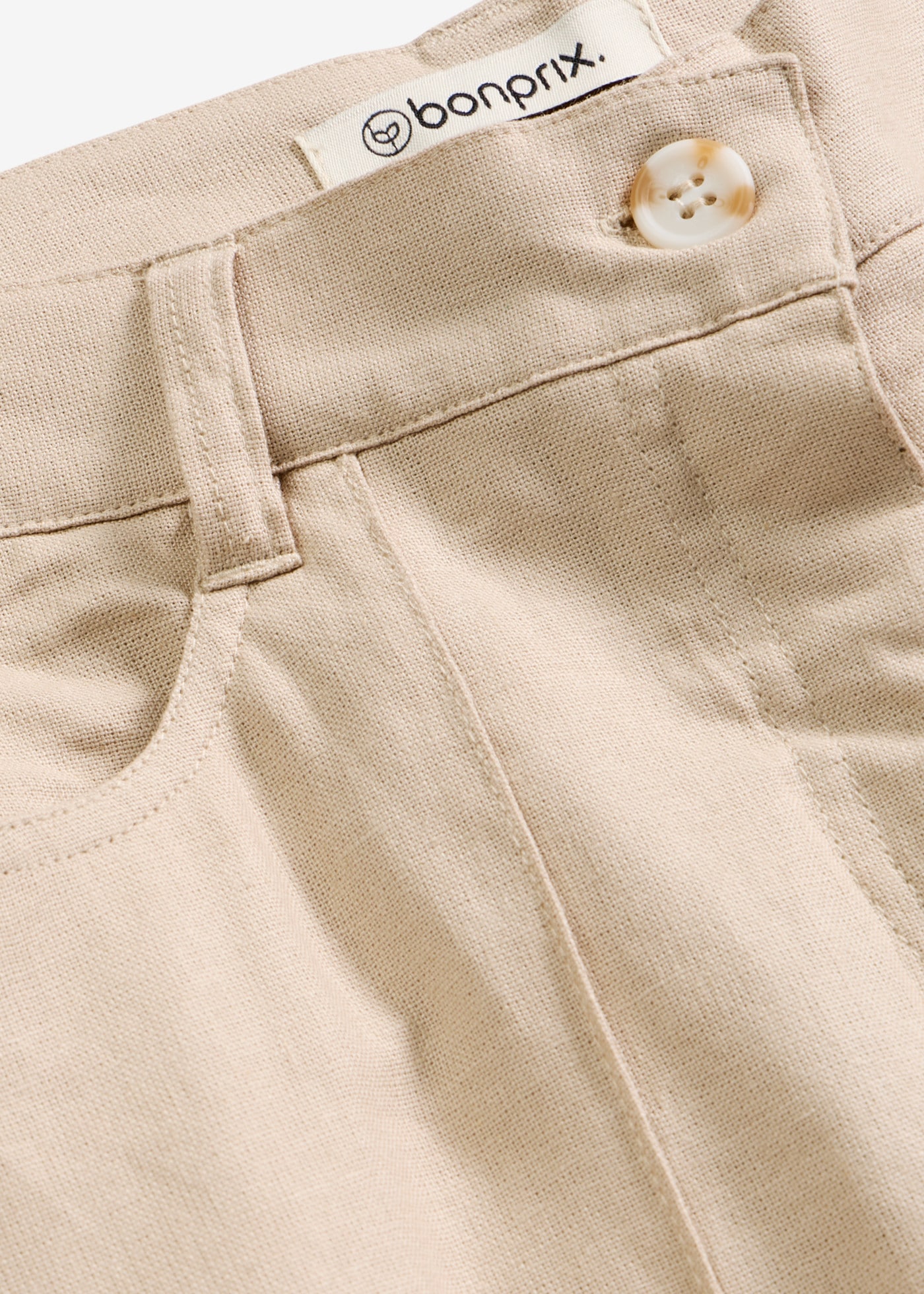 bonprix Palazzohose  aus Leinen und Viskose, Loose Fit, eleganter Stil