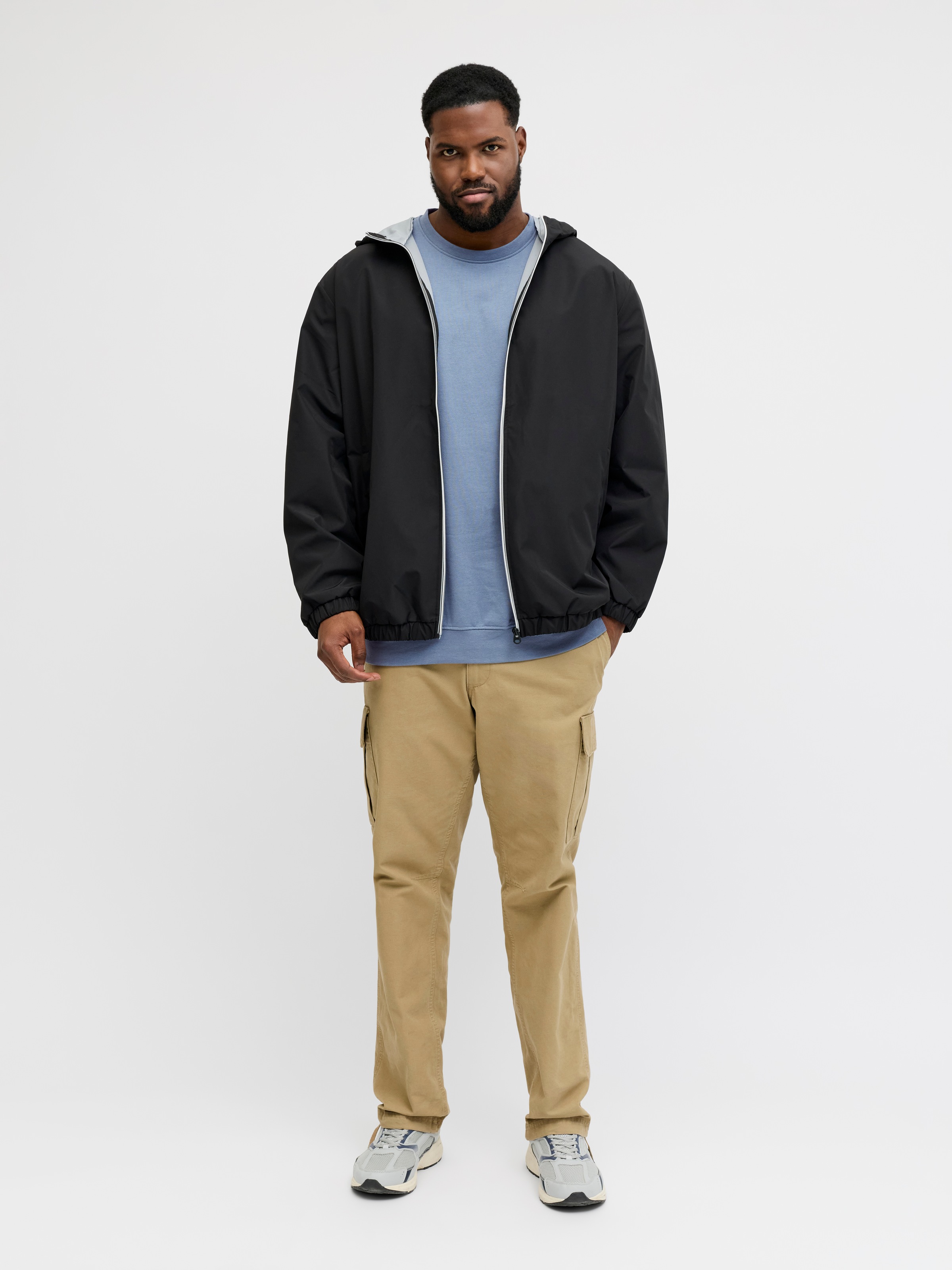 Jack & Jones PlusSize Sweatshirt »JJEARCHIVE GRAPHIC SWEAT CN NOOS PLS«, Baumwollmischung, relaxed fit
