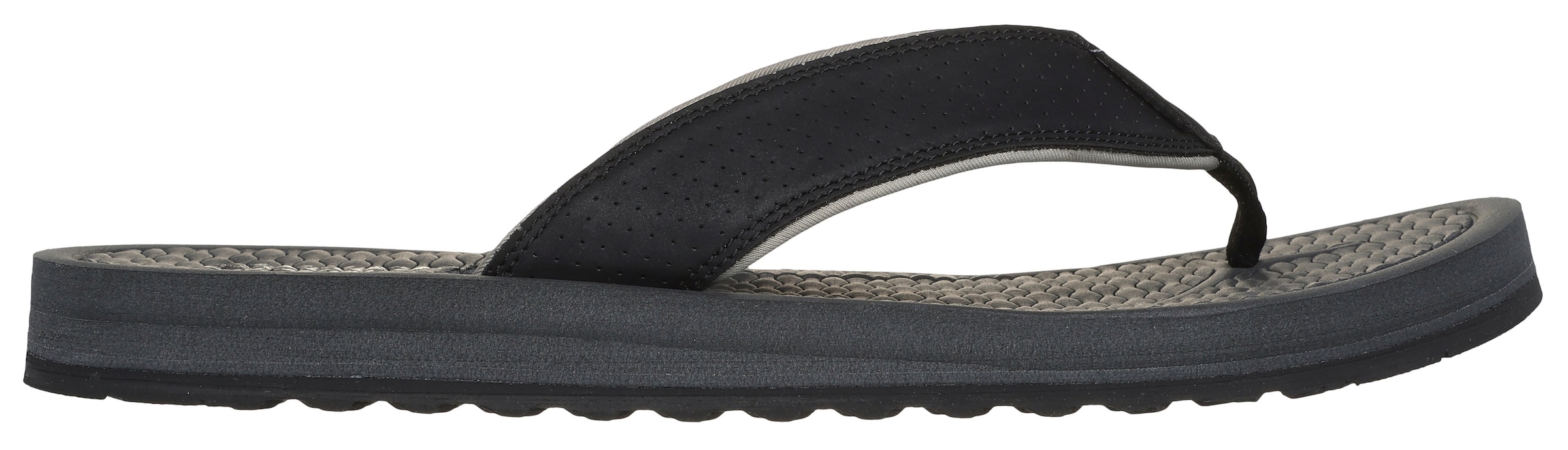 Skechers Zehentrenner »TANTRIC-COPANO«, Sommerschuh, Schlappen, Poolslides, Badeschuh, mit Luxe Foam