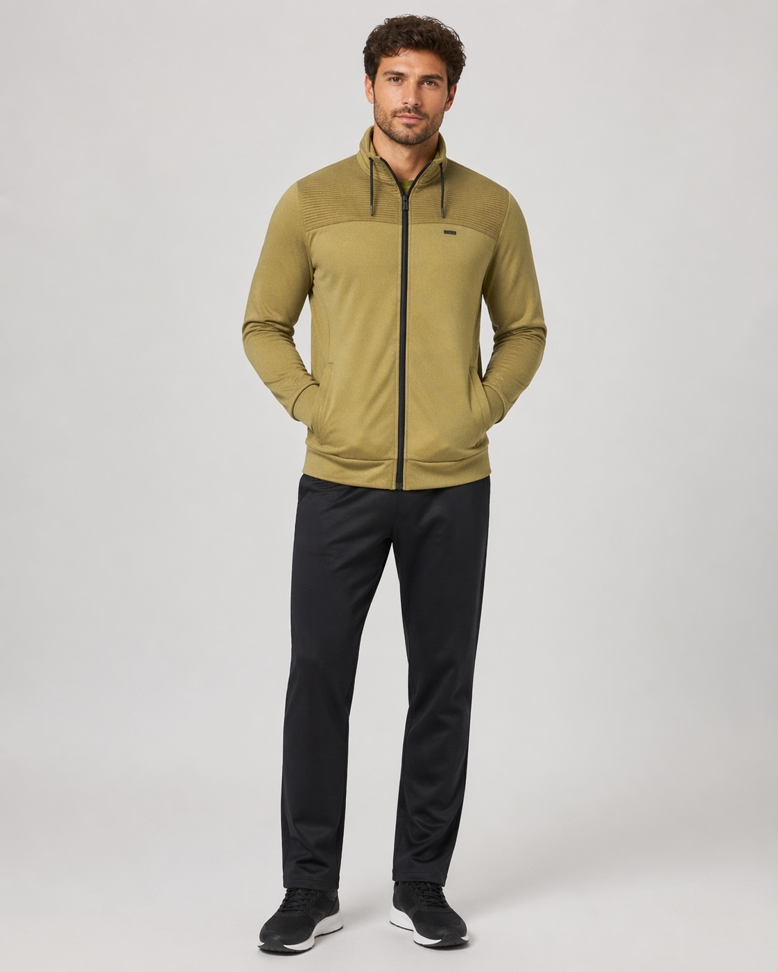 LPO Funktionsjacke »Sean Trainingsanzug II« Stehkragen, Frontreissverschluss, Reissverschluss-Taschen