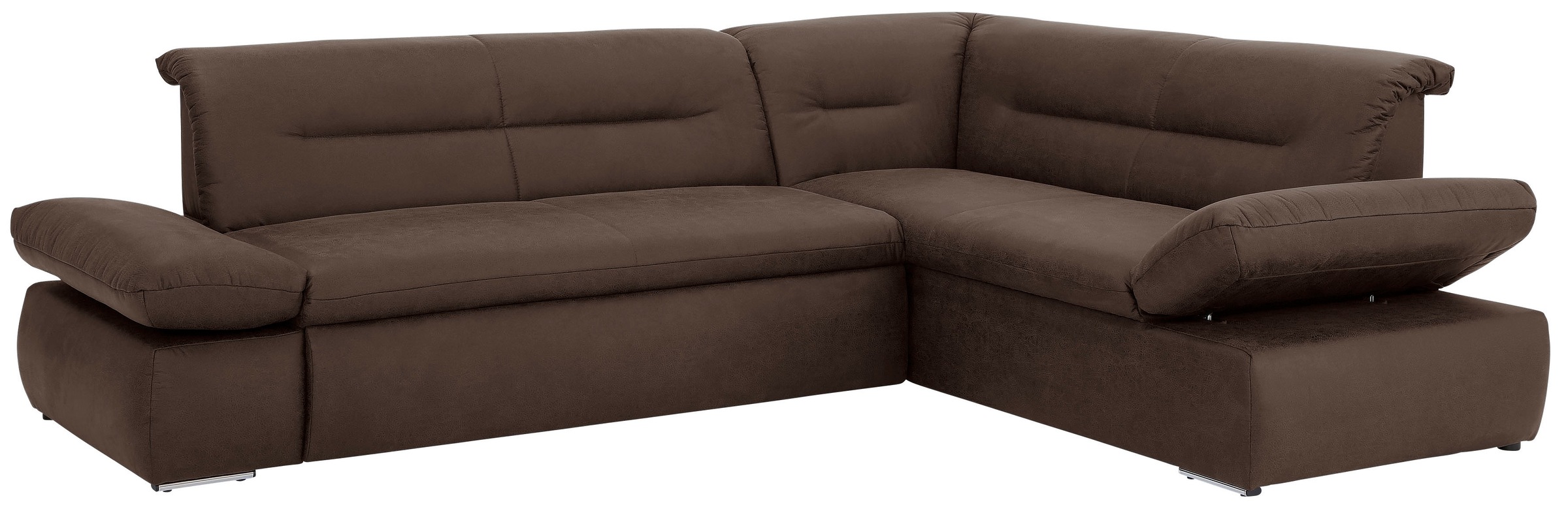 INOSIGN Ecksofa »Avesa L-Form«, Wahlweise mit Arm- und Bettfunktion, B/T/H: 275/211/80 cm