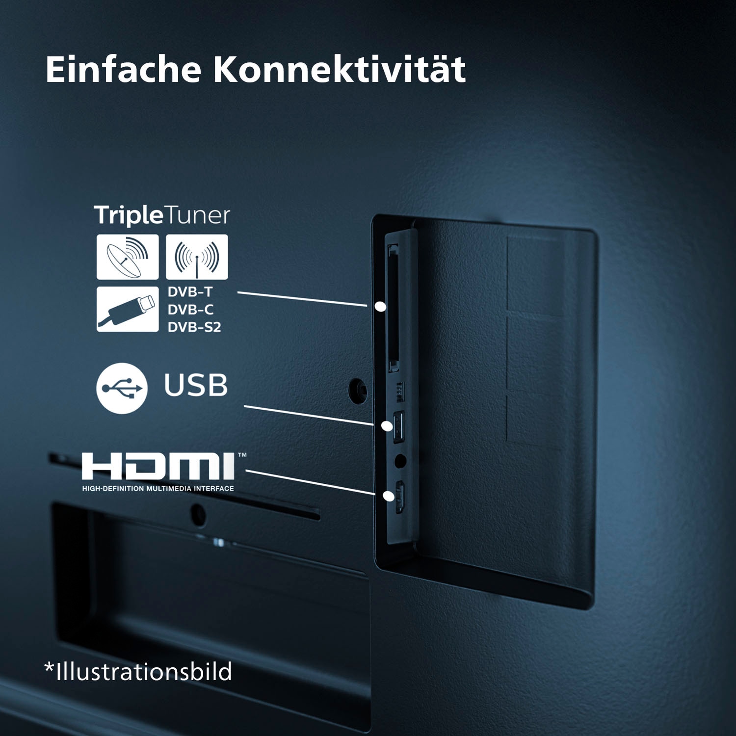 Philips LED-Fernseher »43PUS7609/12«, 4K Ultra HD, Smart-TV