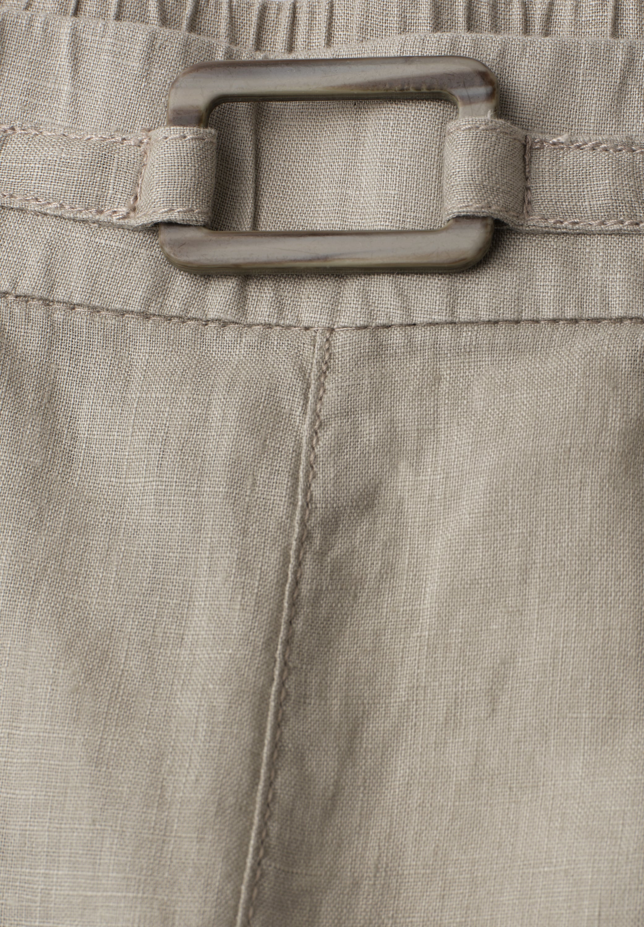 STREET ONE Leinenhose »Style Bonny«  Slim Leg Hose aus Leinen mit Schnalle