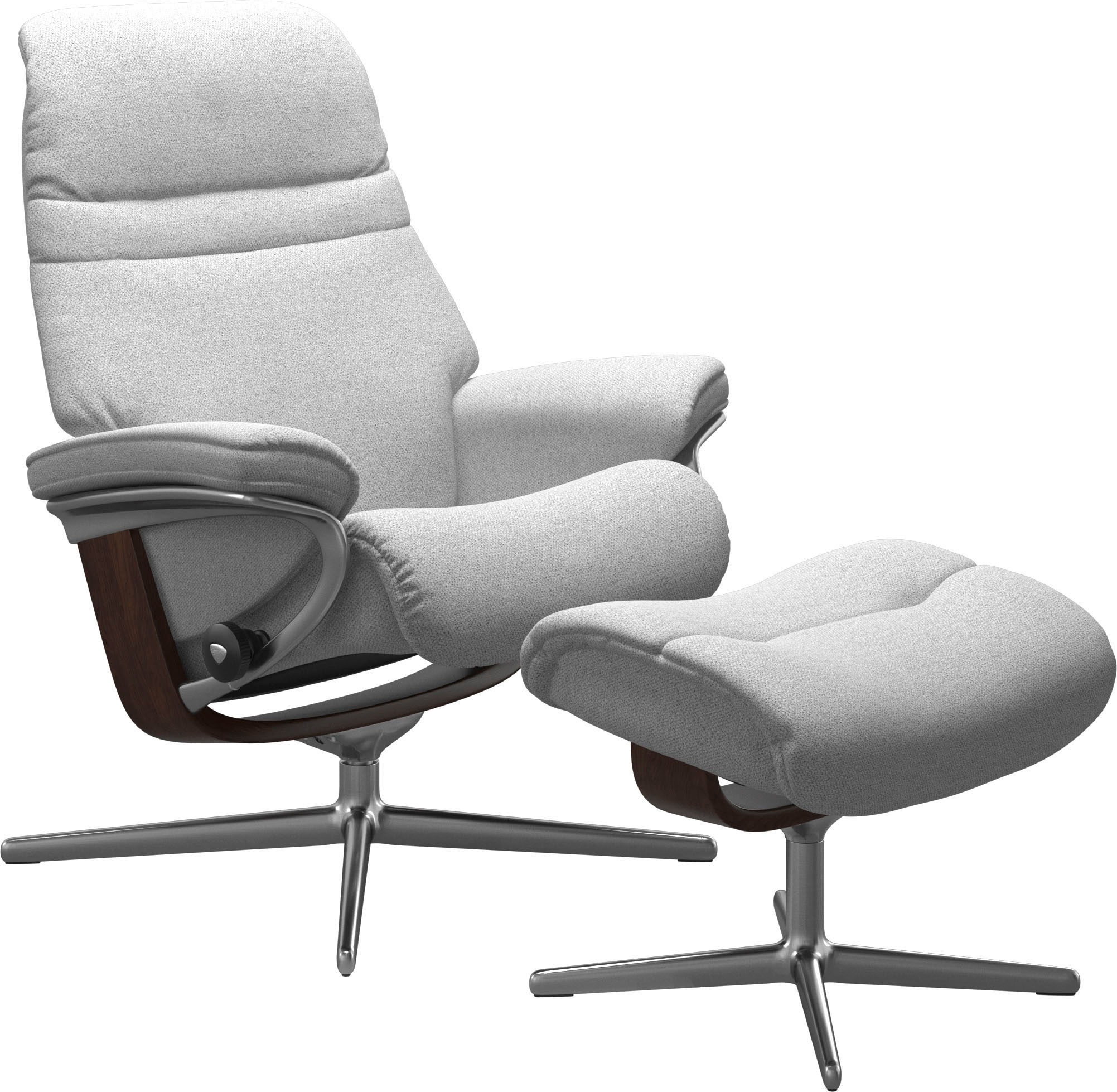 Stressless® Relaxsessel »Sunrise«, mit Cross Base, Größe S, M & L, Holzakzent Braun