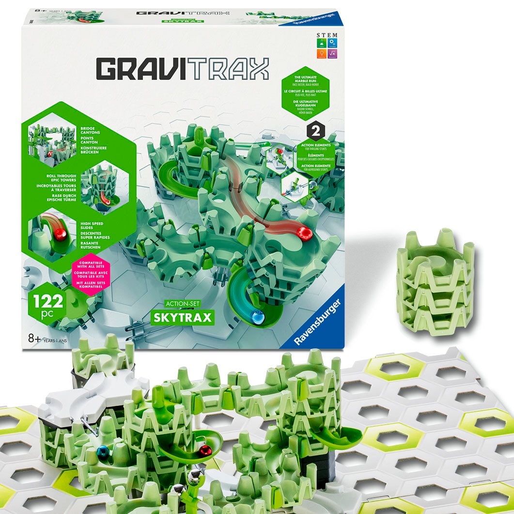 Ravensburger Kugelbahn-Bausatz »GraviTrax Action-Set M Skytrax«, Made in Europe