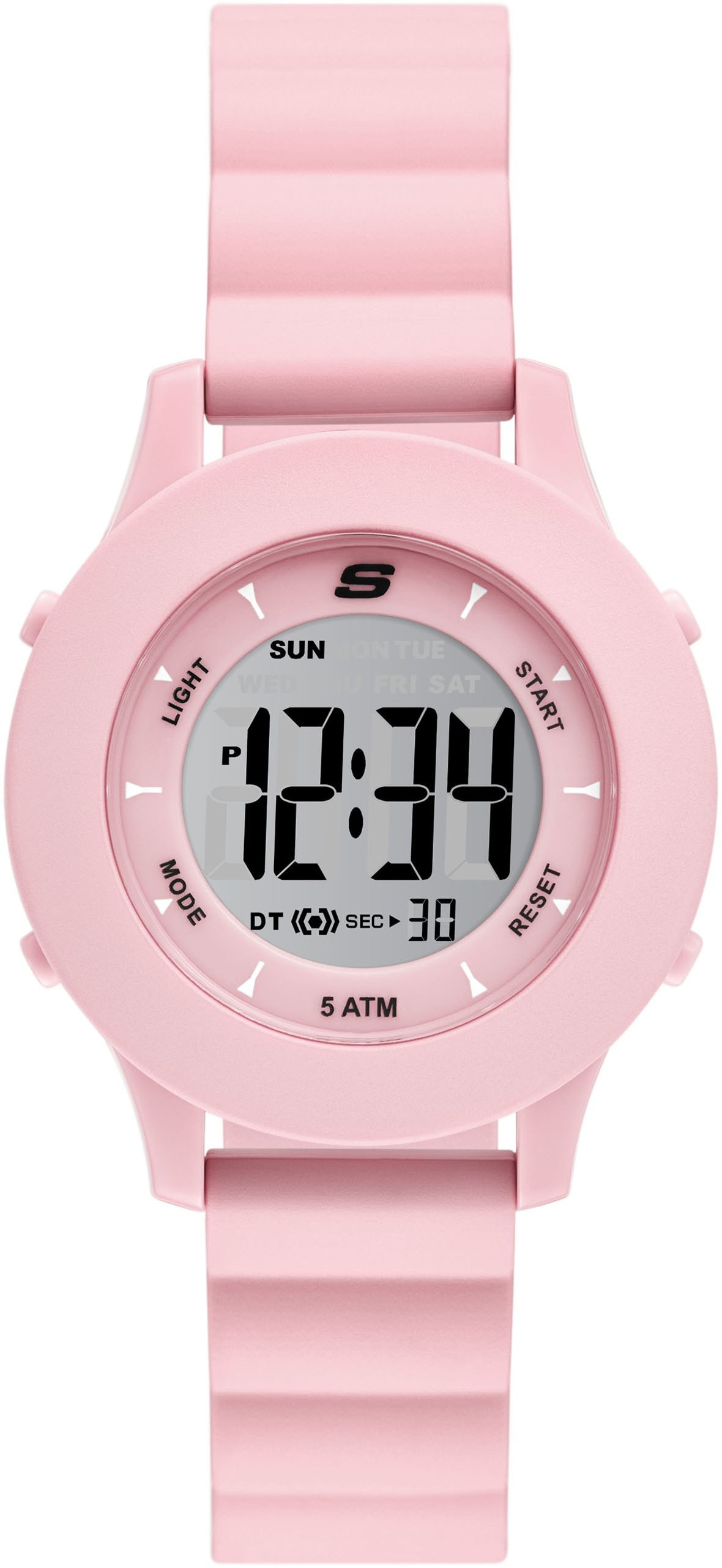Skechers Chronograph »ROSENCRANS« Quarzuhr, Armbanduhr, Kinder, Jugendliche, digital, Silikonarmband