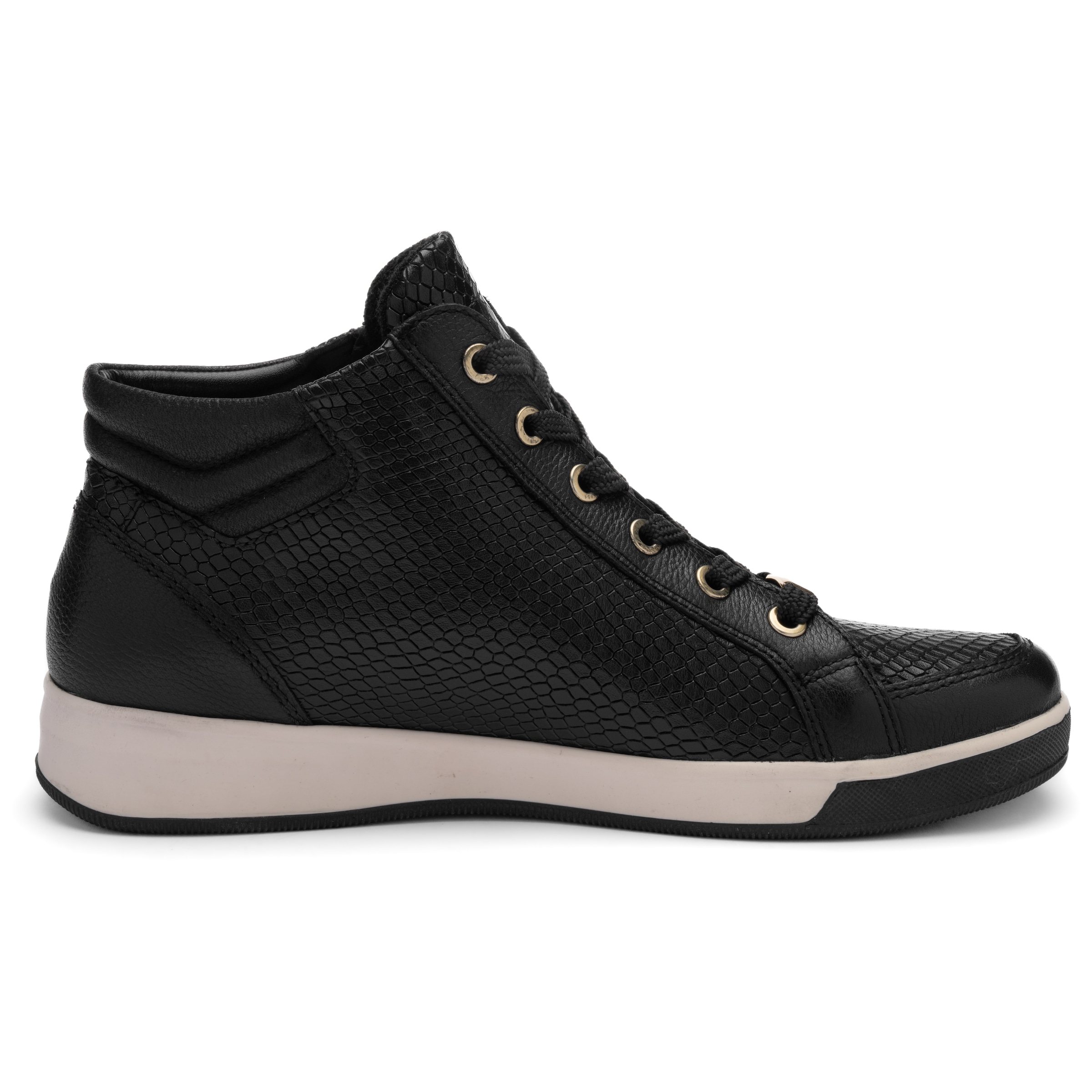 Ara Sneaker »ROM«  , Freizeitschuh, High-Top-Sneaker, Schnürschuh in Schuhweite G (=weit)