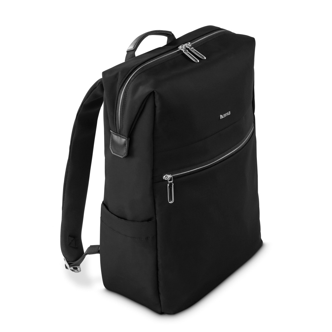 Hama Laptoprucksack »Laptoprucksack (bis 41 cm (16,2“), wasserabweisend, gepolstert, 15 l)« extralanger Reißverschluss, Fach für Wertsachen