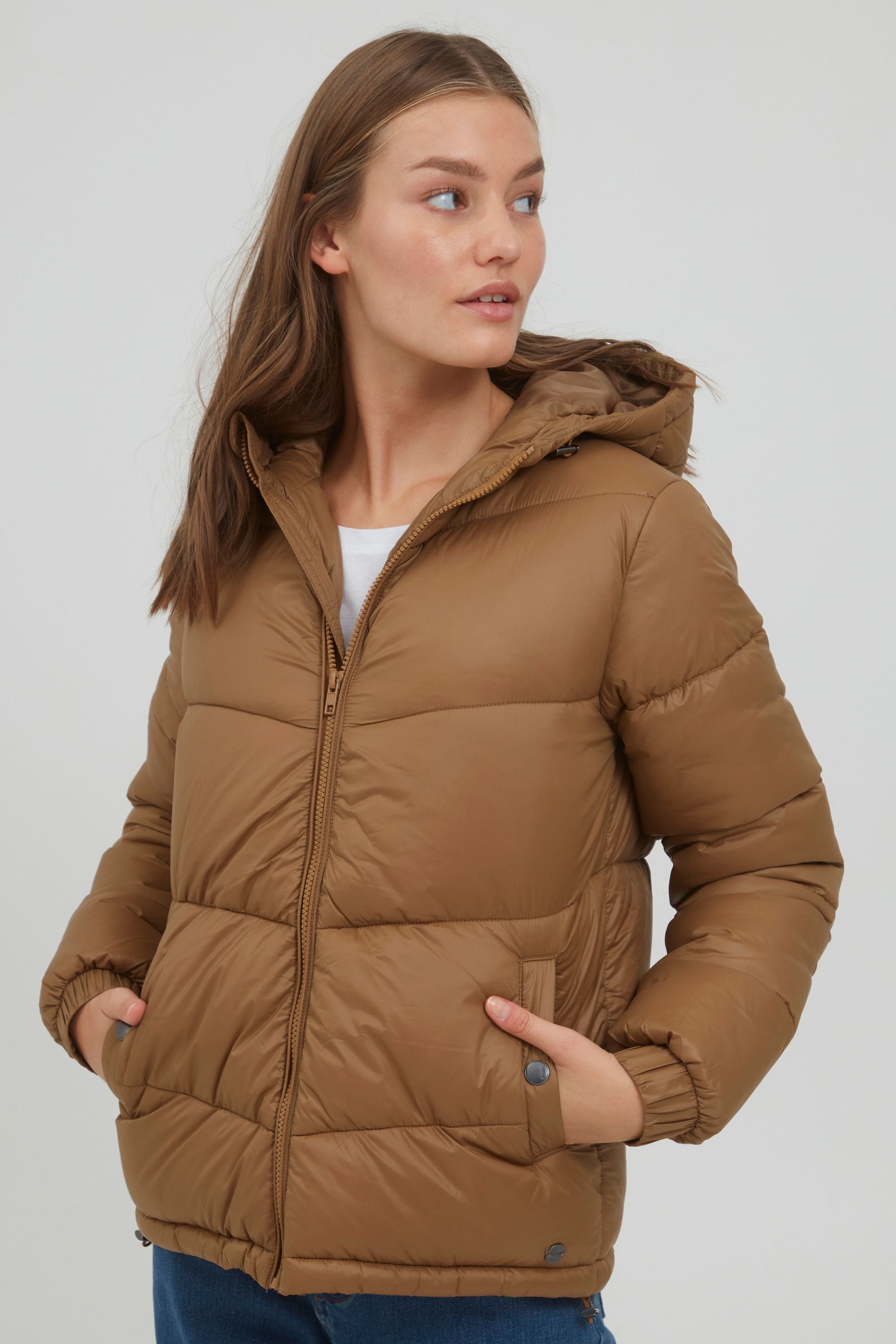 OXMO Steppjacke »Steppjacke OXTabea«, mit Kapuze