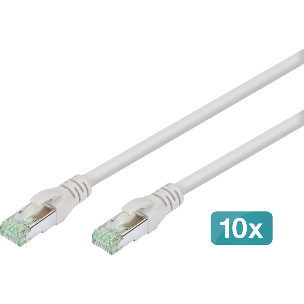 Digitus LAN-Kabel »CAT 8.1 S/FTP Patchkabel«, RJ-45 (Ethernet), 100 cm