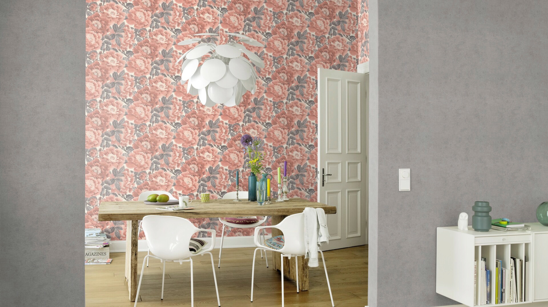 Rasch Vliestapete »Kimono« floral | mehrfarbig strukturiert gut lichtbeständig, hochwaschbeständig