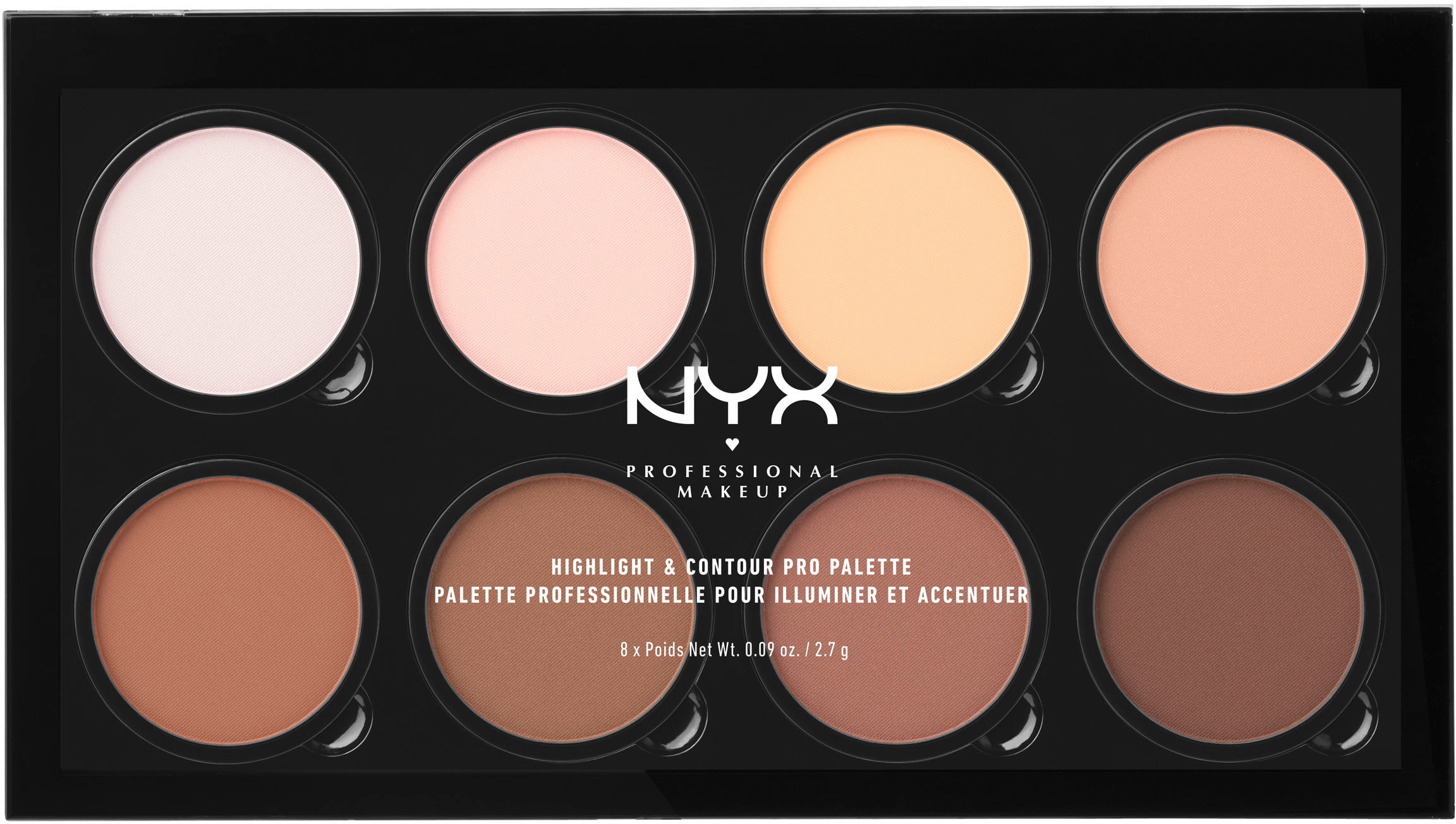 Highlighter »NYX Professional Makeup Highlight & Contour Pro Palette«