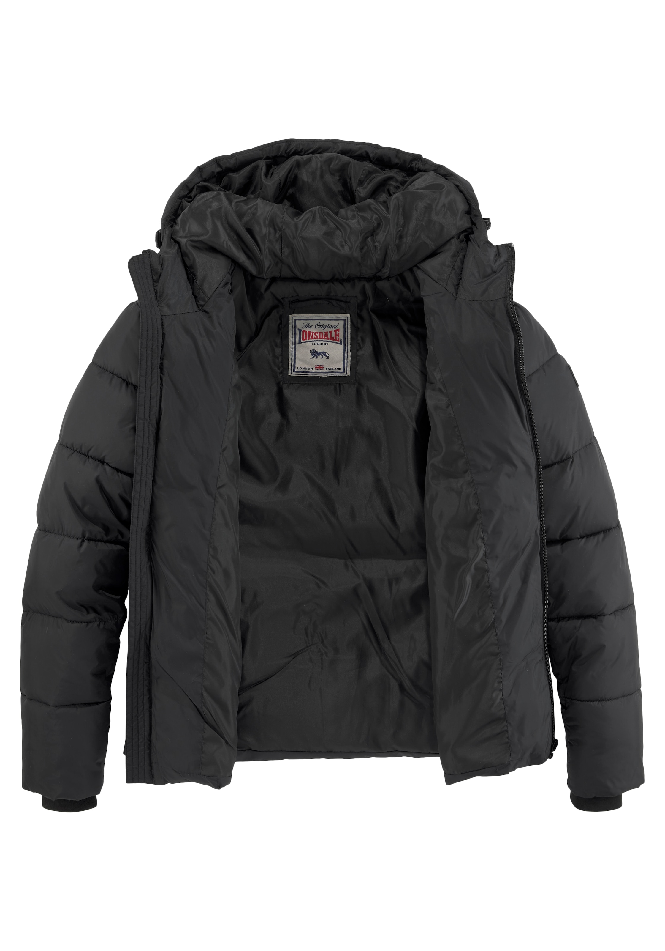 Lonsdale Steppjacke »GRAMPOUND«, mit Kapuze