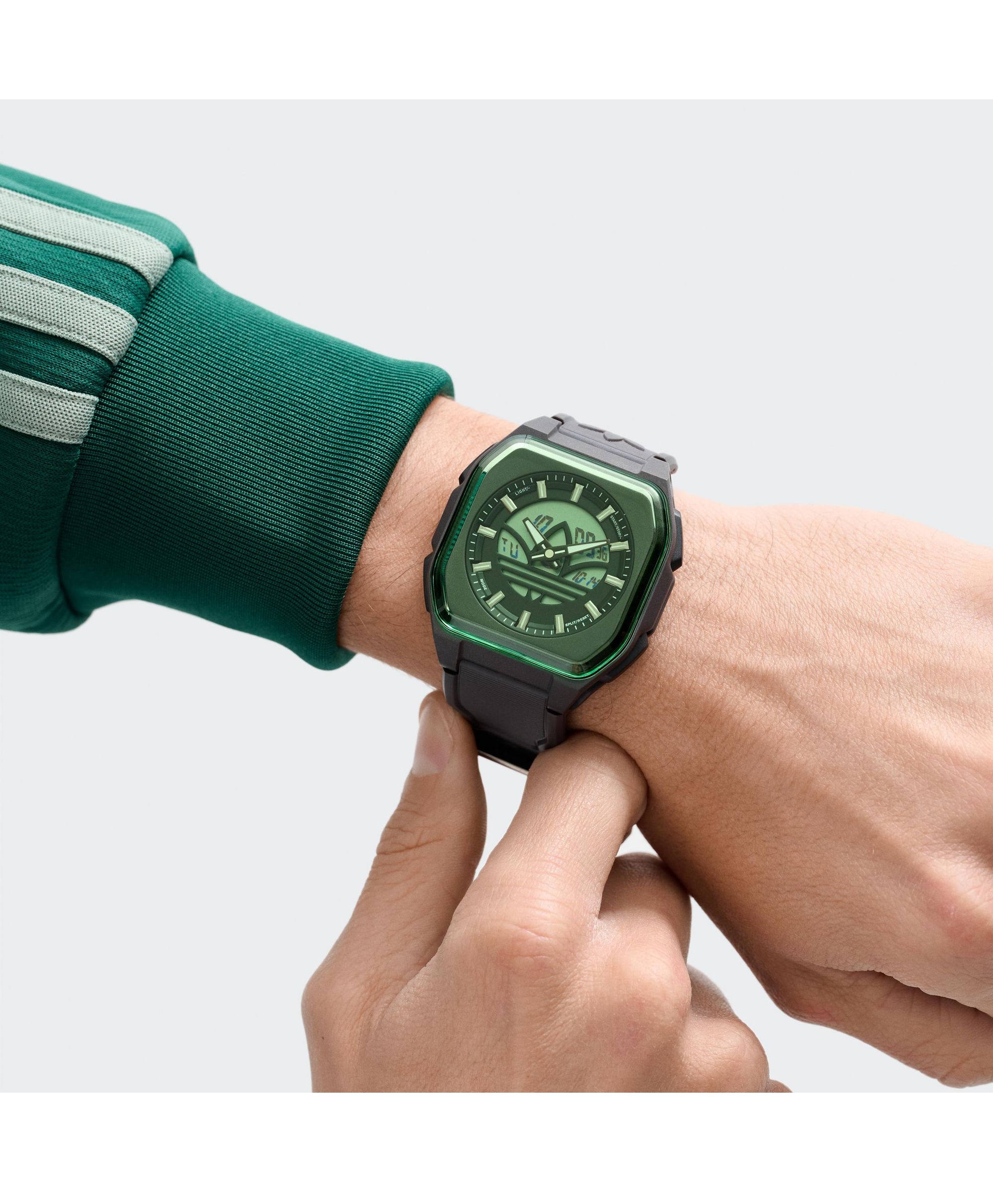 adidas Originals Quarzuhr »City Tech Six« Armbanduhr, Herrenuhr, digital, Monat, Tag, Wochentag