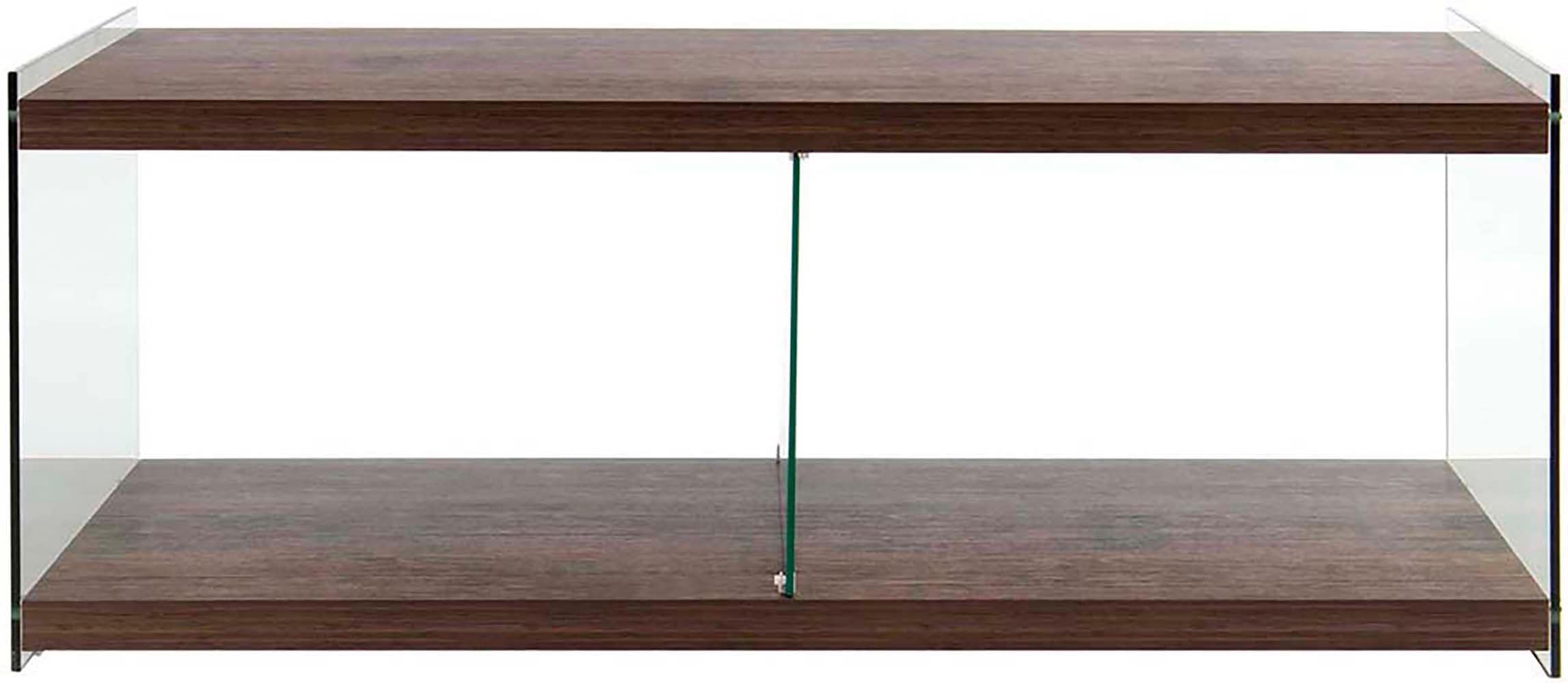 Kayoom TV-Schrank »TV-Tisch Elementary, eckige Form, viel Ablagefläche«, (1 St.), TV-Tisch, gehärtetes Glas, pflegeleicht
