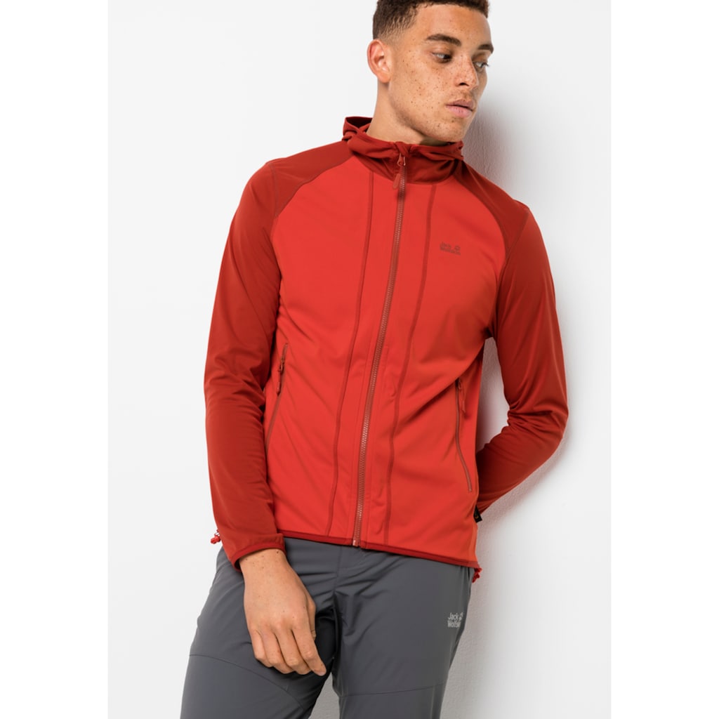 Jack Wolfskin Fleecejacke »HYDRO HOODED LIGHT JACKET M«, mit Kapuze