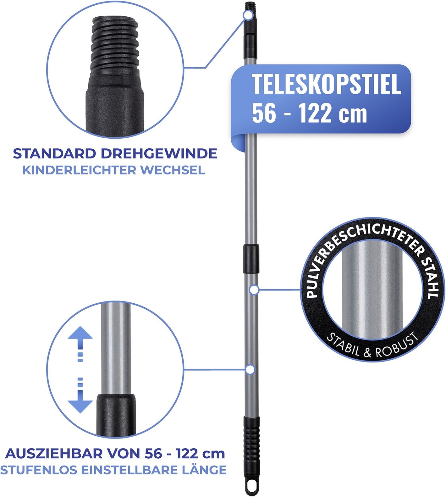 Maximex Gartensäge »Maximex 2in1« Astsäge und Teleskopstiel, bis zu 342 cm Arbeitshöhe