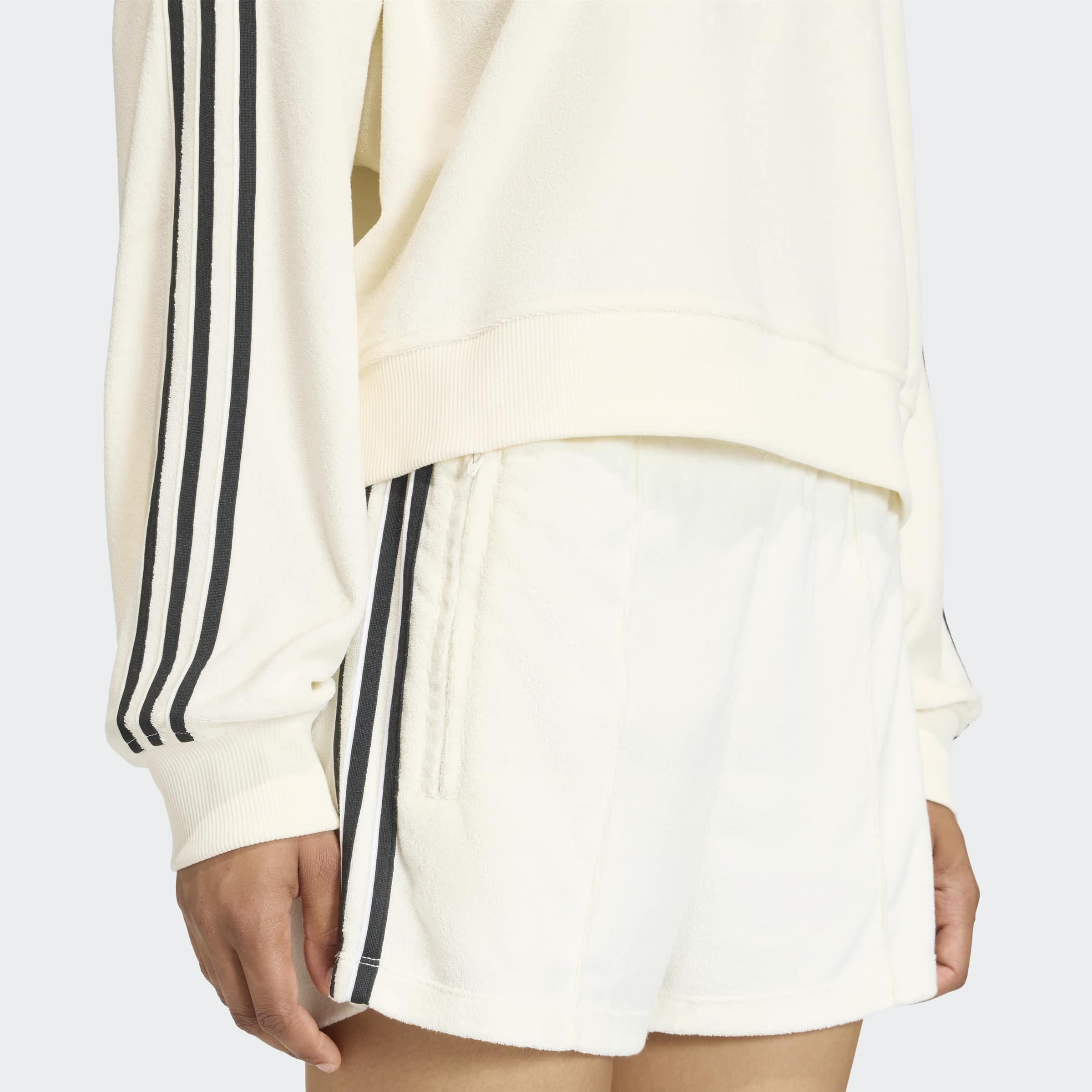 adidas Originals Poloshirt »TERRY TOWEL V NECK LONG SLEEVES«