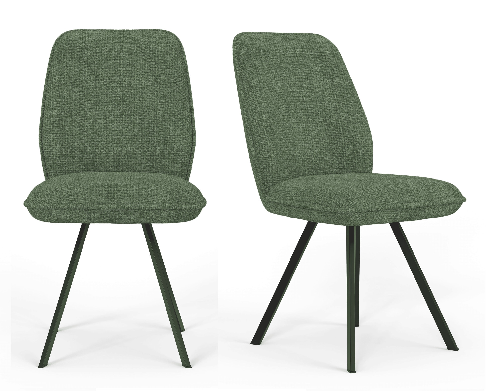 Home Affaire Esszimmerstuhl »Mily Essstuhl in grün, Größe B/H/T: 54,5 cm x 91 cm x 61 cm