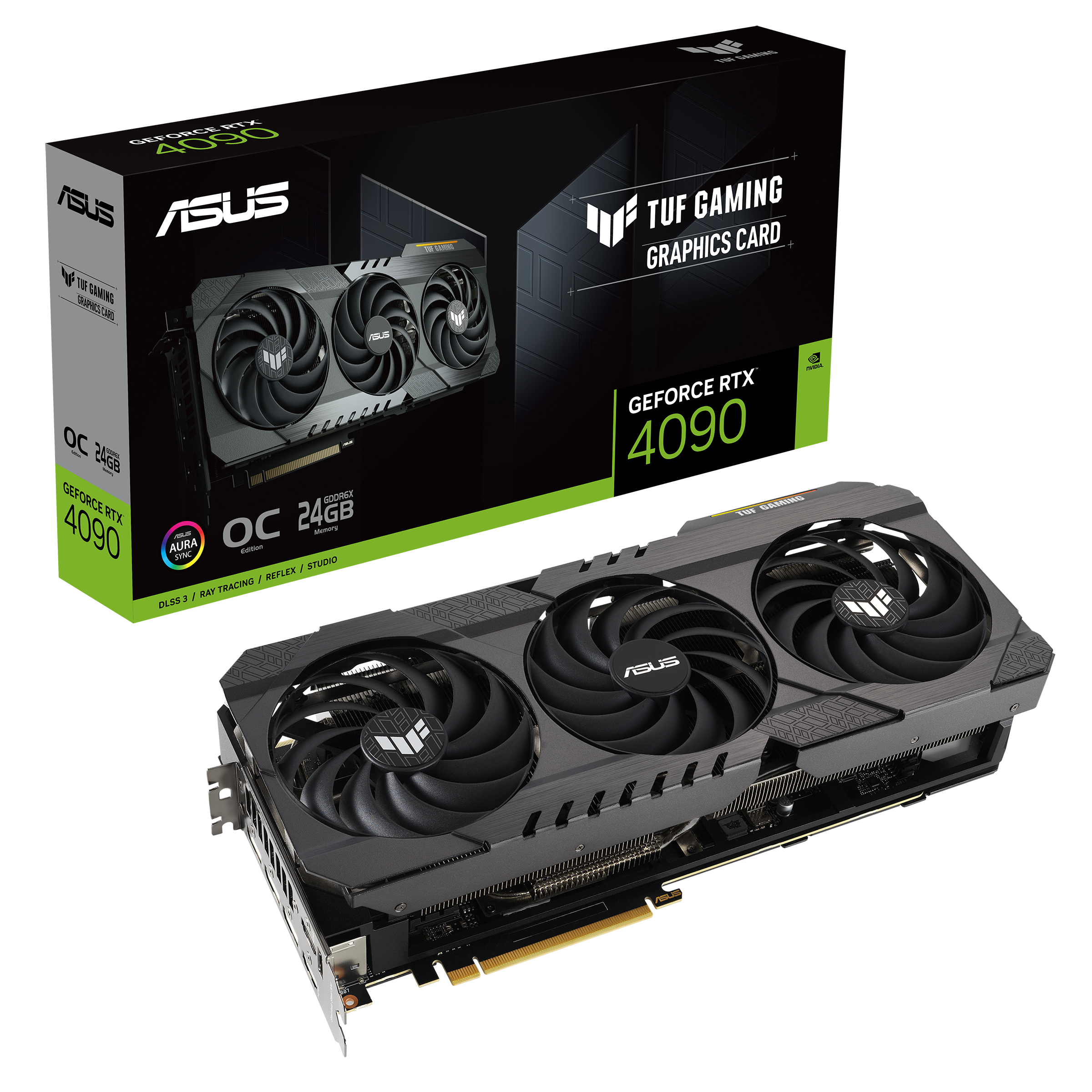 Asus Grafikkarte »TUF GeForce RTX 4090 OG OC Edition« 24 GB GDDR6X in schwarz
