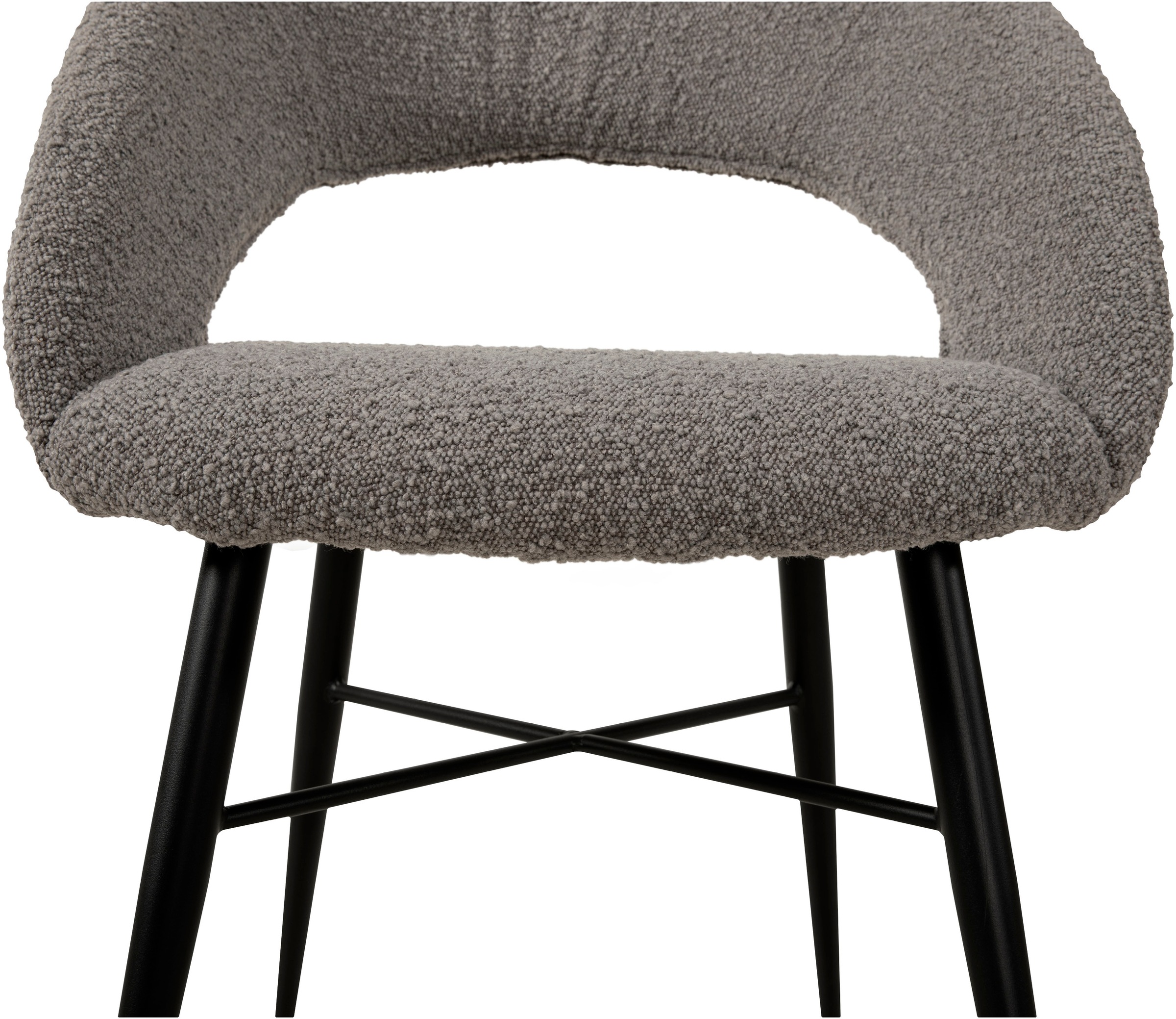 OMG Design Esszimmerstuhl »Marley«, (Set), 1 St., Stoff, mit modernem Cut-Out, Bouclé Bezug