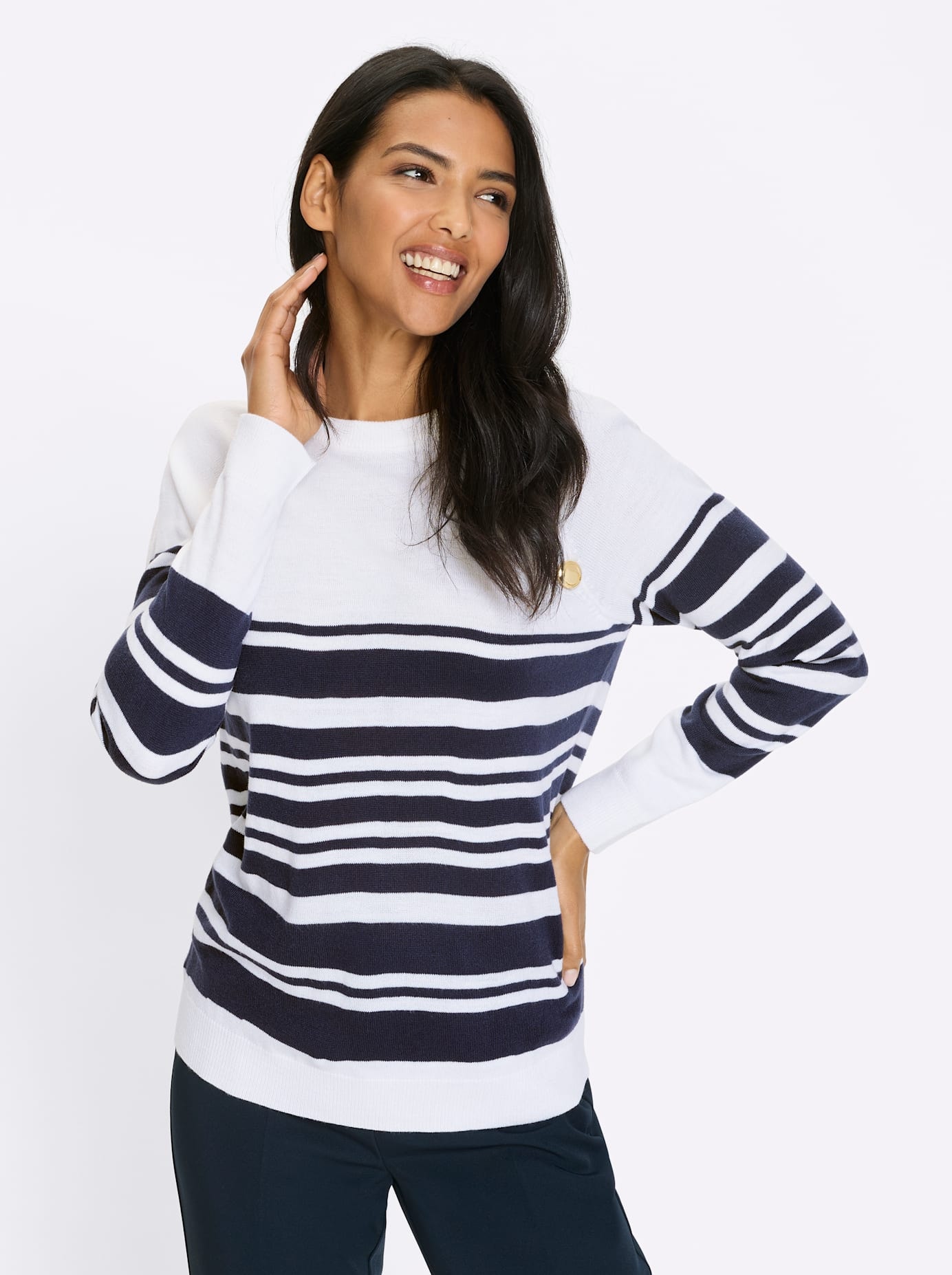 Classic Basics Streifenpullover »Ringel-Pullover«