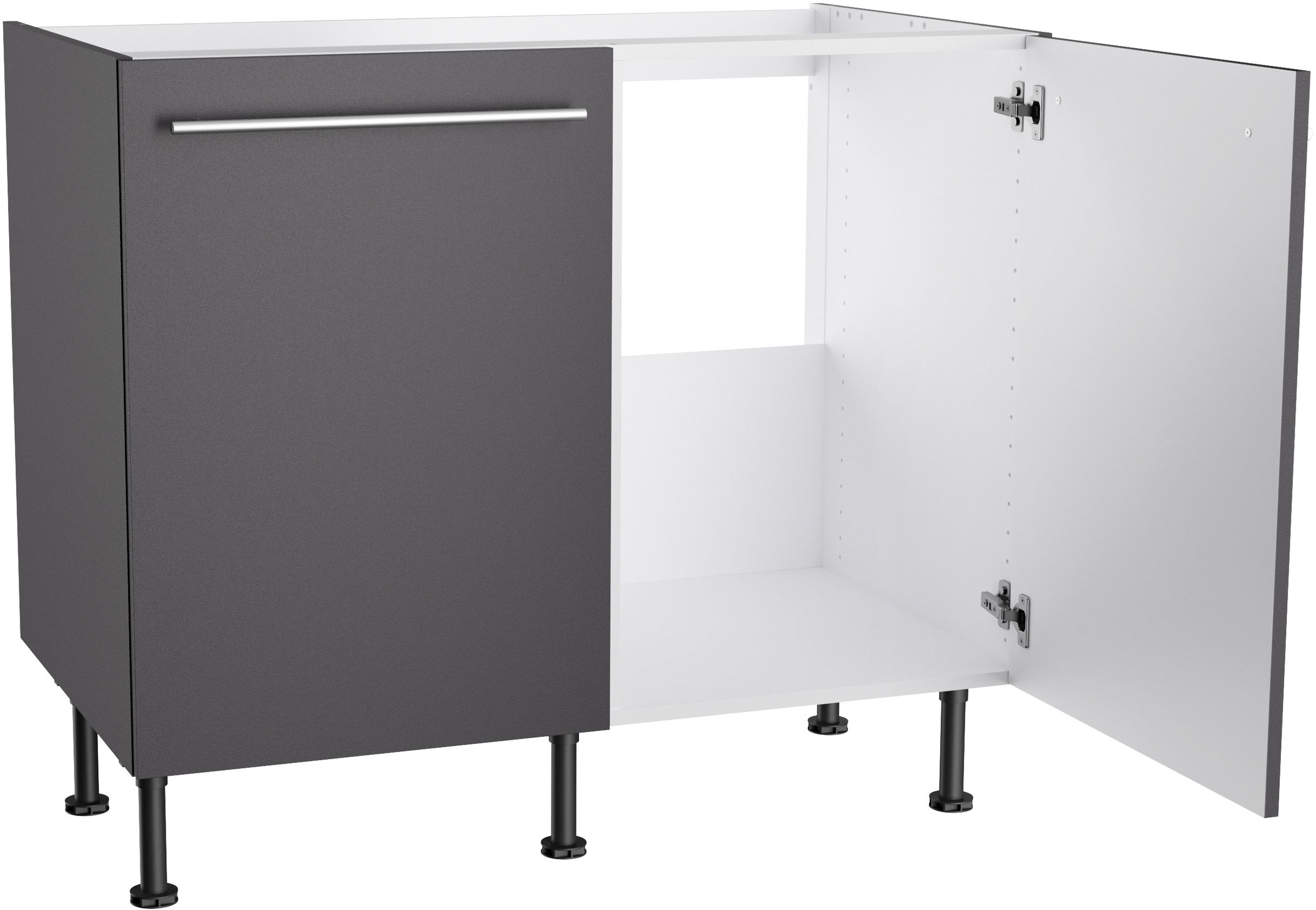 KOCHSTATION Spülenschrank »KS-Bern2«, Breite 100 cm, 2 Türen