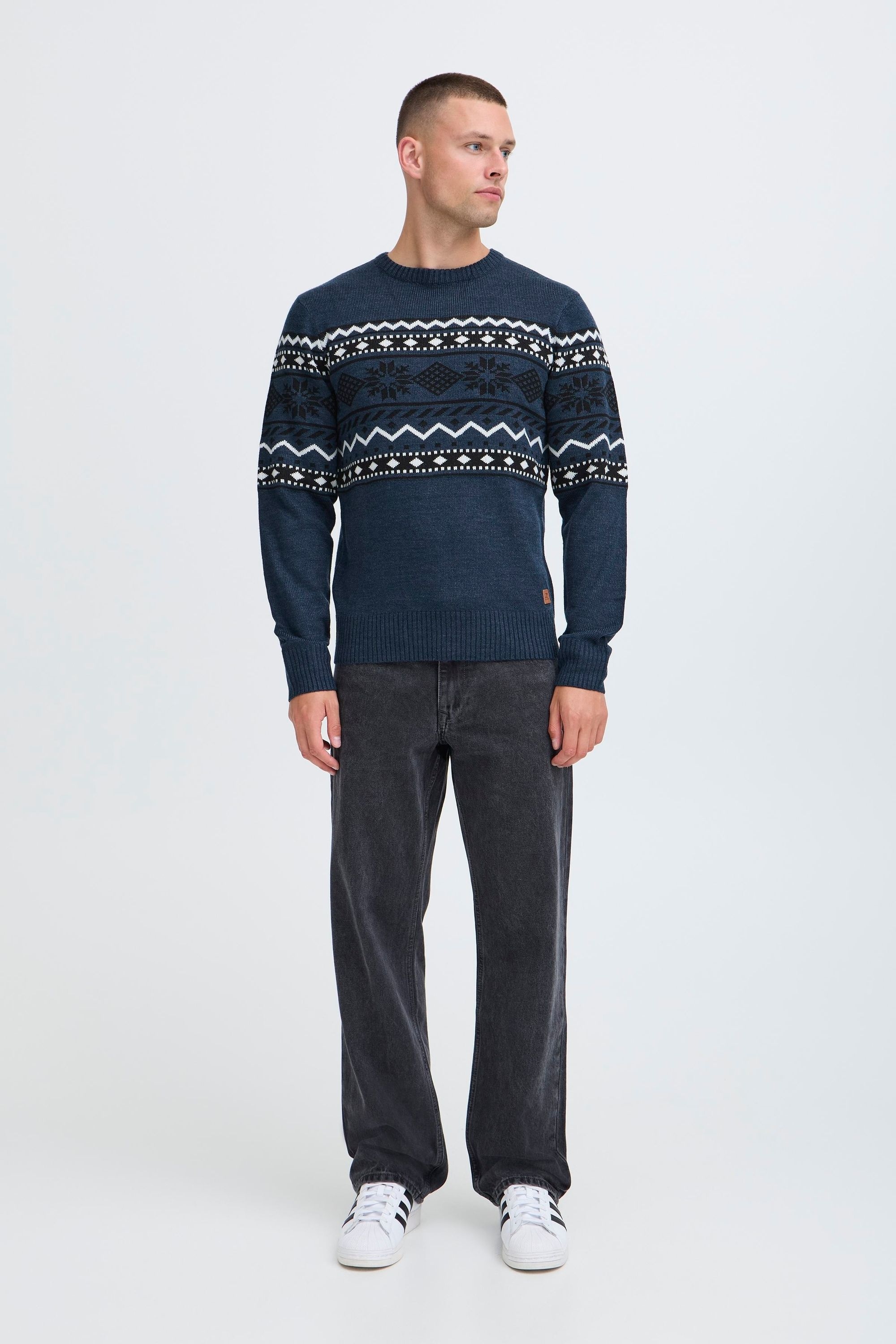 Blend Strickfleece-Pullover »Strickpullover BHNohr«