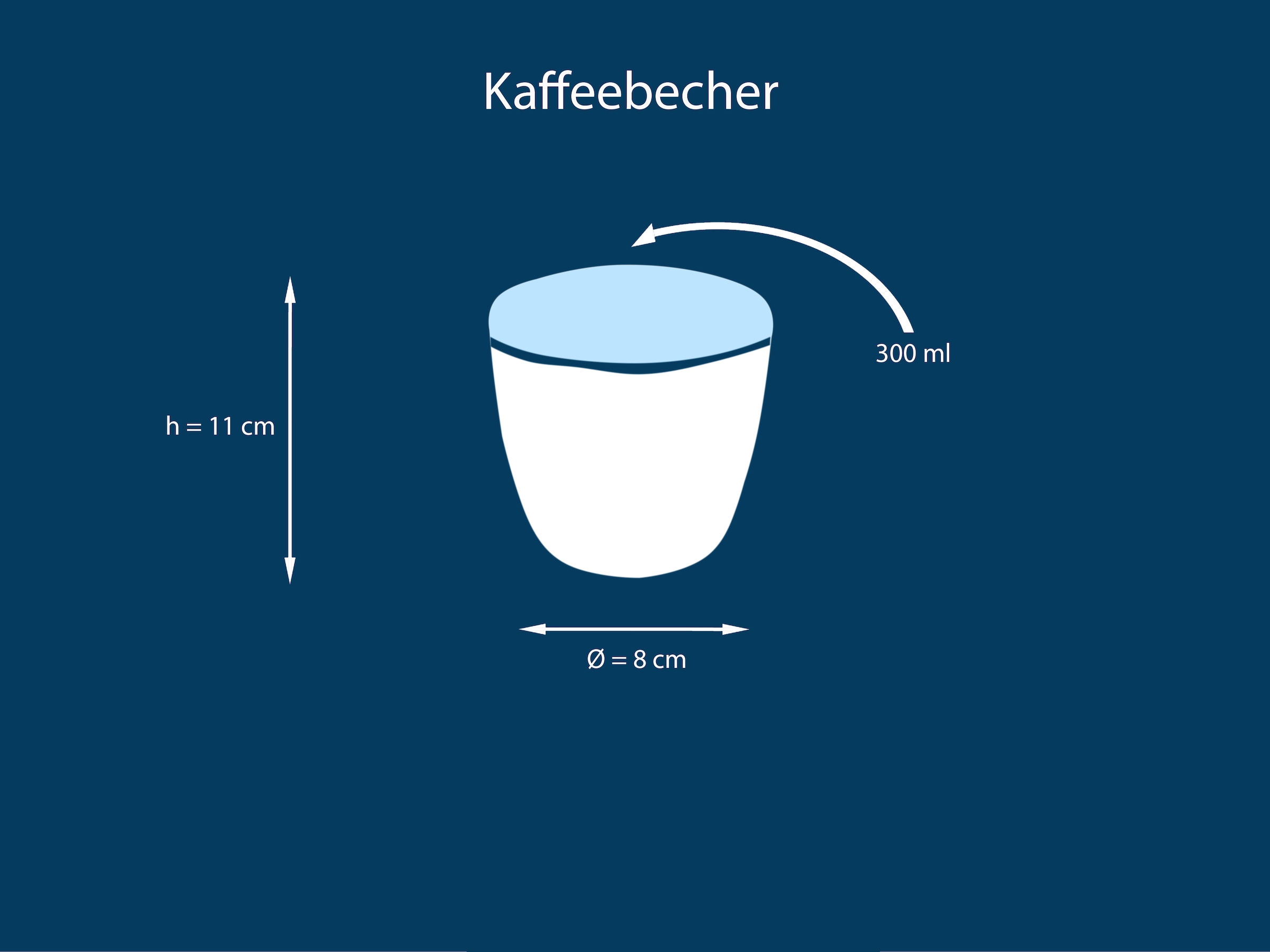 LeGer Home by Lena Gercke Becher »LeGer Kaffeebecher, modernes Geschirr-Set Kianne, 4er Set«, (Set, 4 tlg.), hohe Haltbarkeit, spülmaschinengeeignet & mikrowellengeeignet, 300 ml