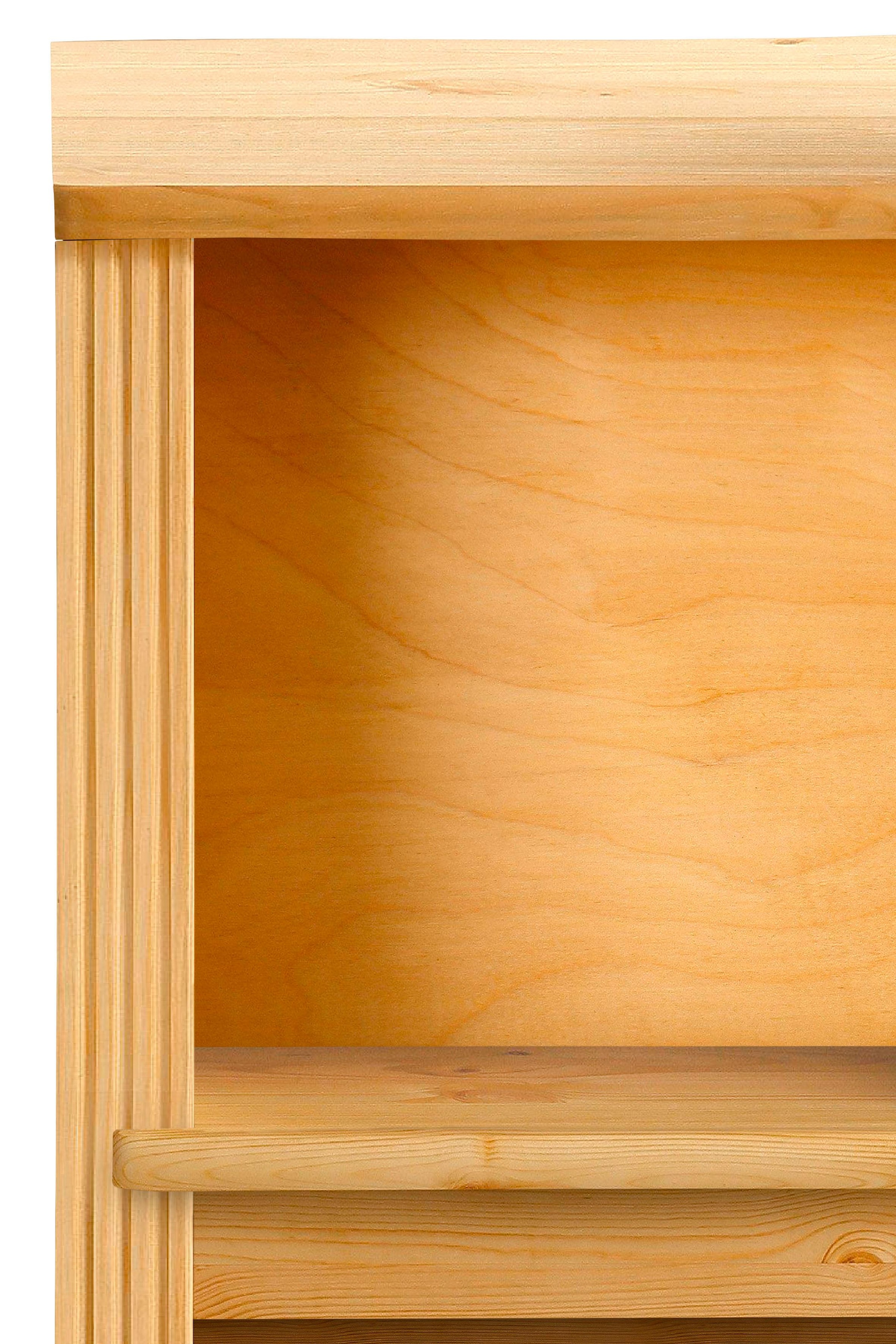 Home affaire Bücherregal »Soeren«, aus massiver Kiefer, in 2 Höhen, Tiefe  29 cm, mit viel Stauraum bei OTTO | Bücherschränke