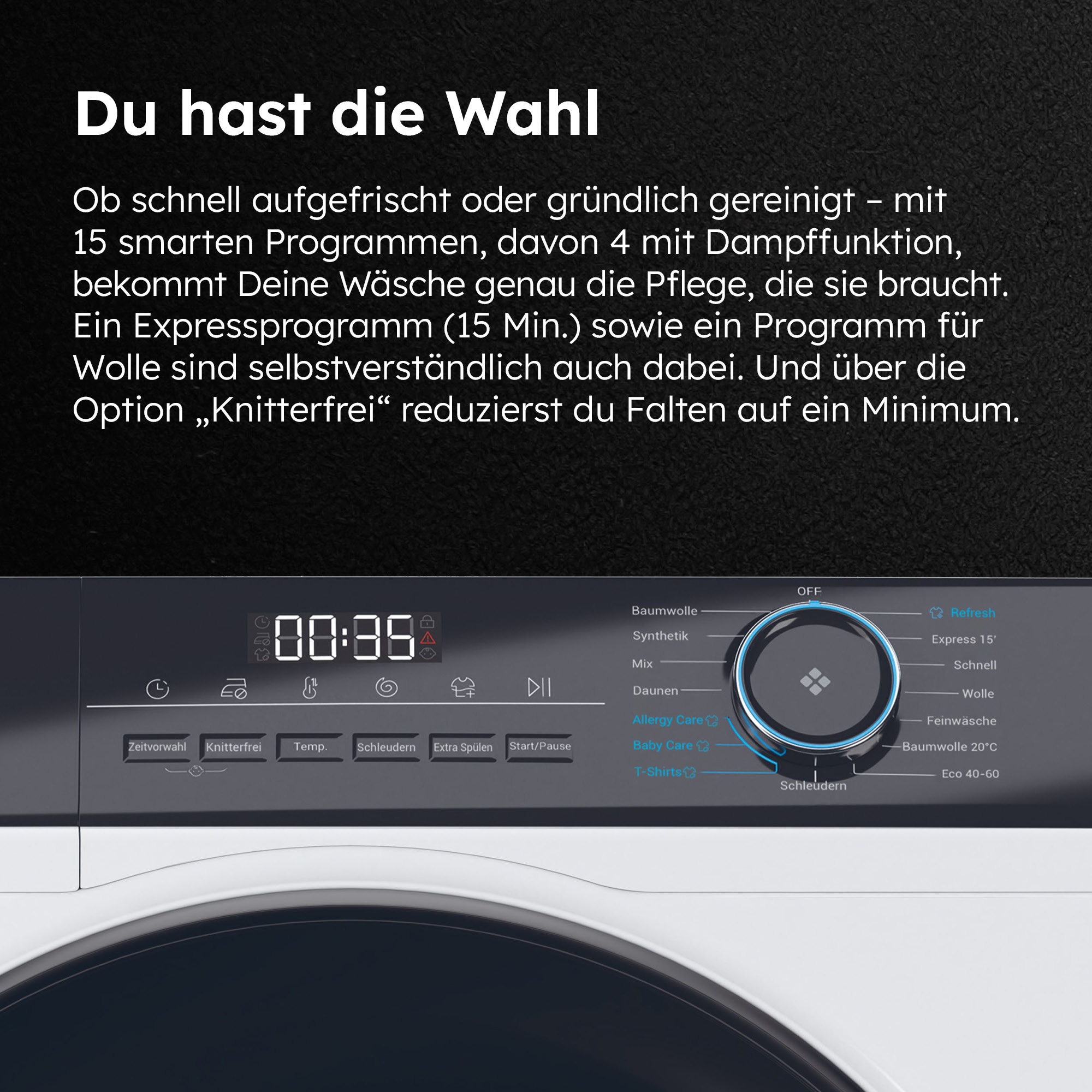 Haier Waschmaschine »HW70-B14929«, 7 kg, 1400 U/min, 7 kg, 1400 U/min, Flüsterleiser Motor, Antibakterielle Technologie
